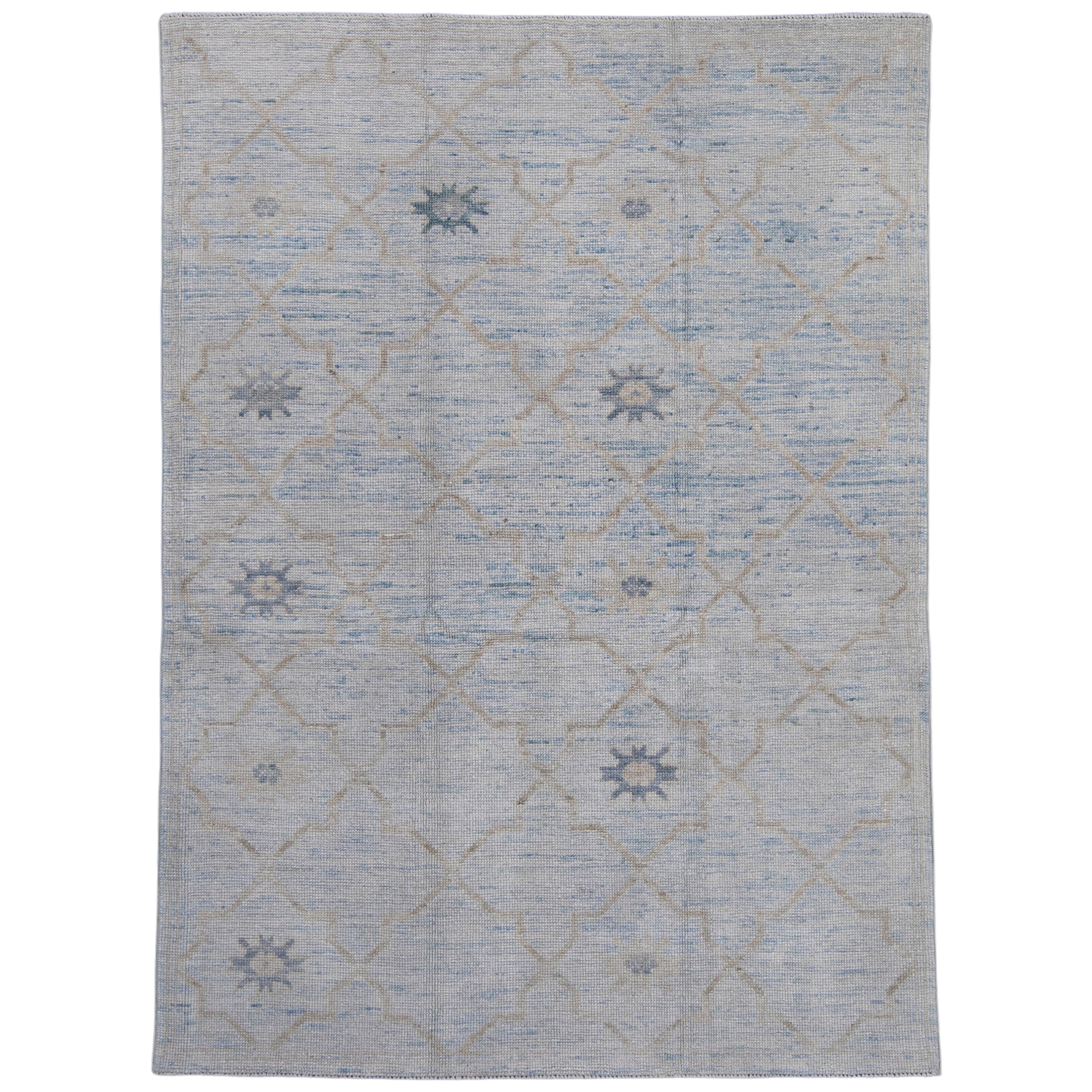Turkish Oushak Rug 4'11" x 6'9" #16976