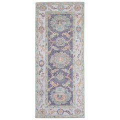 Alfombra turca Oushak 2'6" x 5'10" #16517
