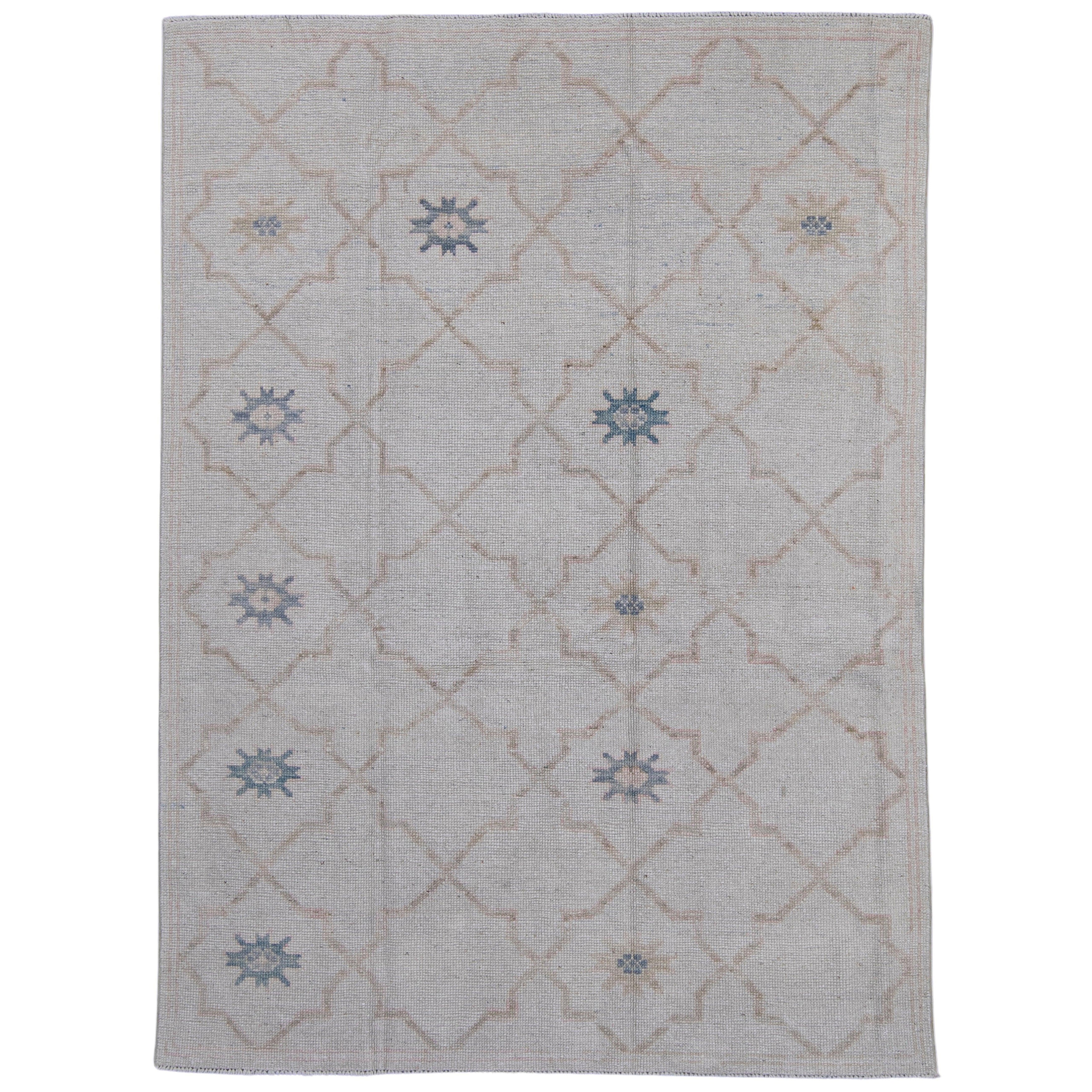 Turkish Oushak Rug 4'10" x 6'8" #16975