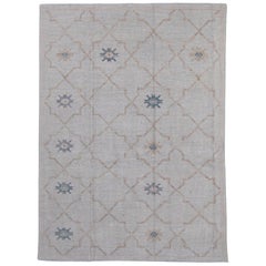 Turkish Oushak Rug 4'10" x 6'8" #16975