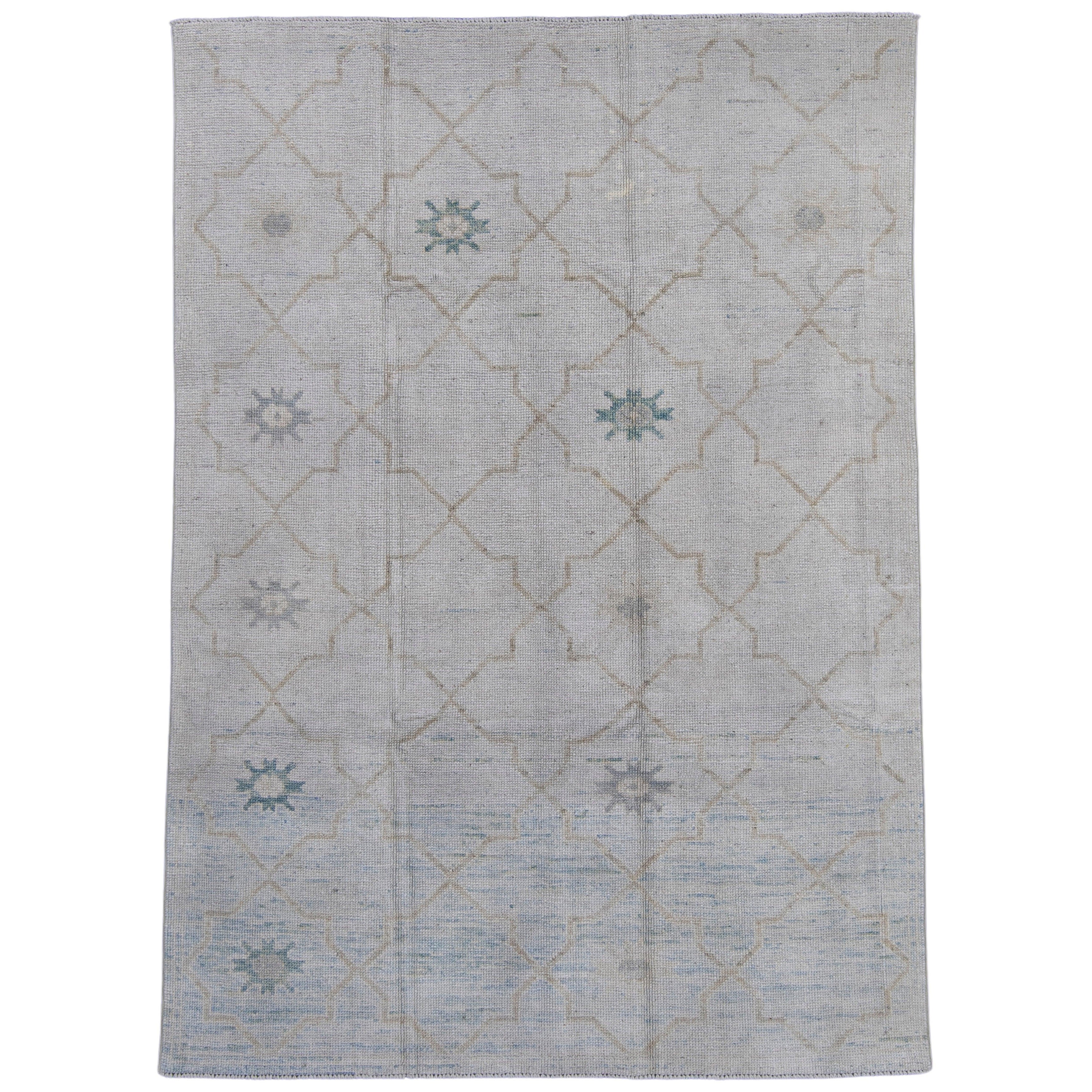 Türkischer Oushak-Teppich 5'1" x 7'3" #16973
