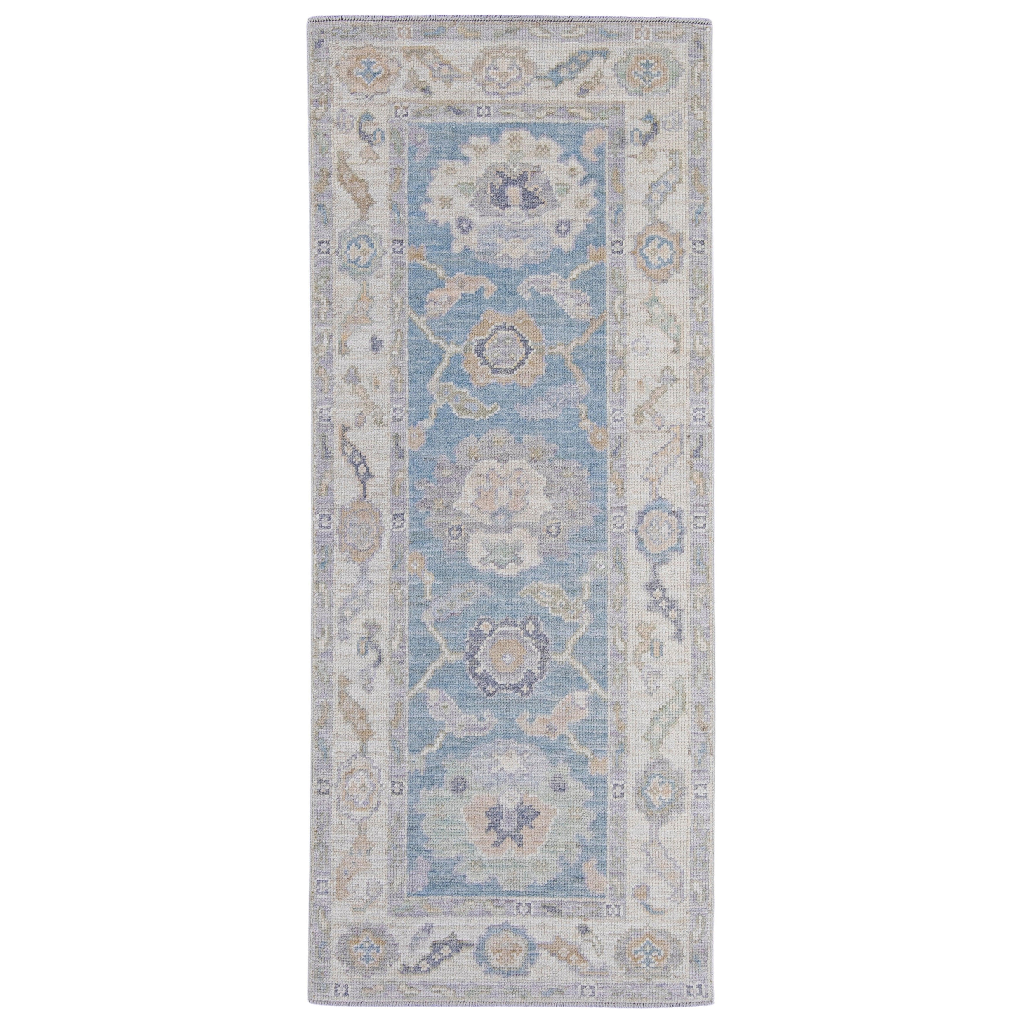Turkish Oushak Rug 2'6" x 6' #16402