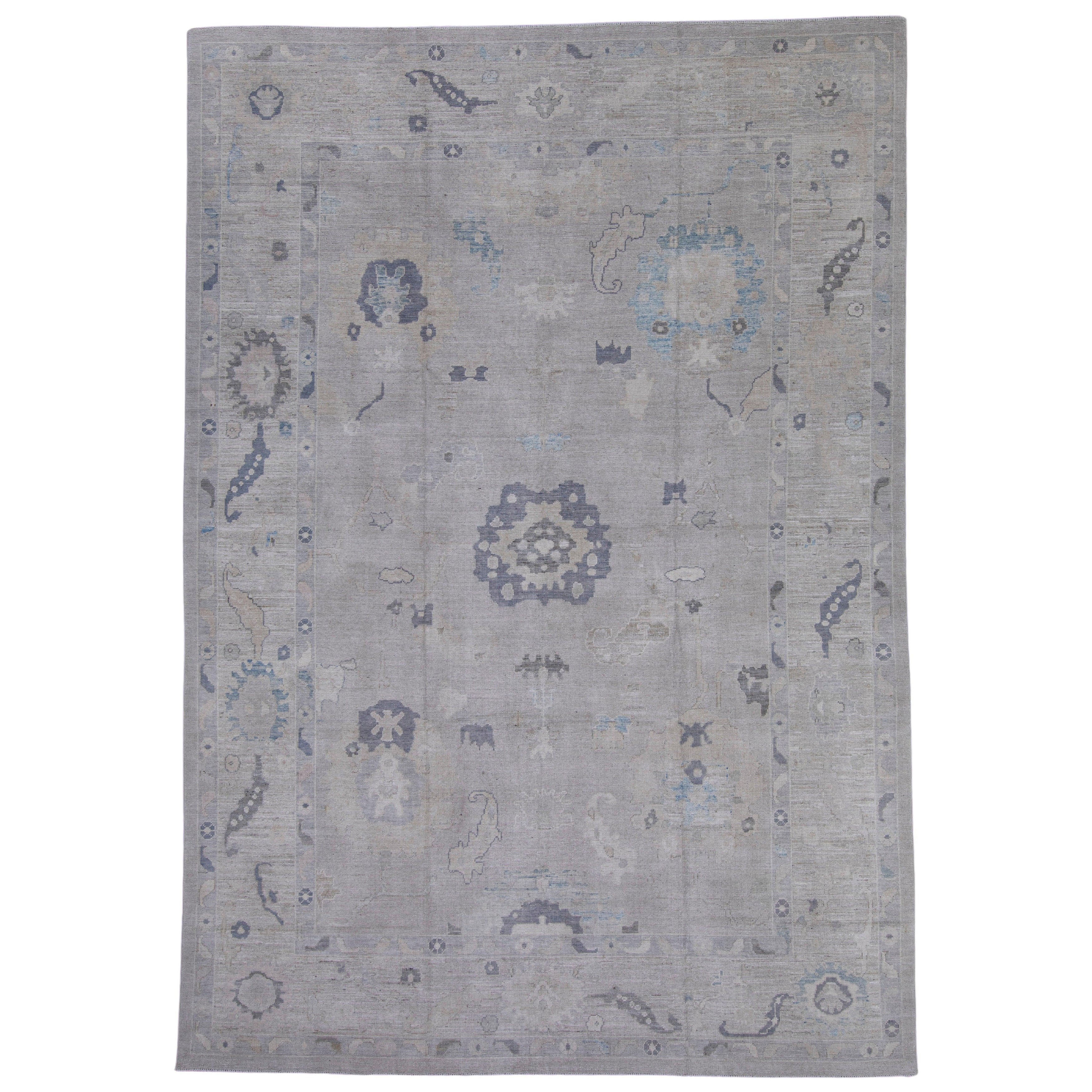 Turkish Oushak Rug 10'3" x 14'8" #16943