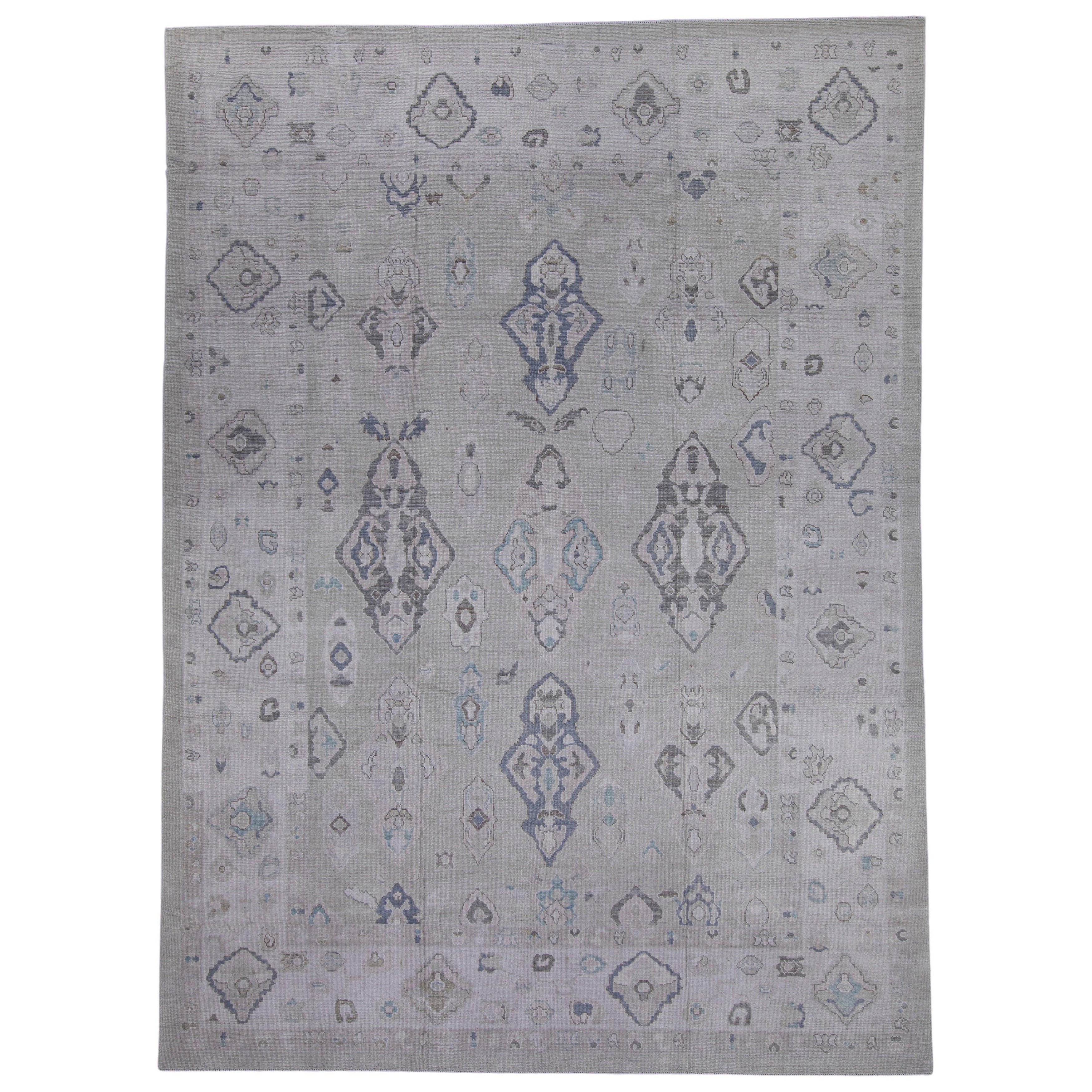 Alfombra turca Oushak 10'5" x 14'4" #16942