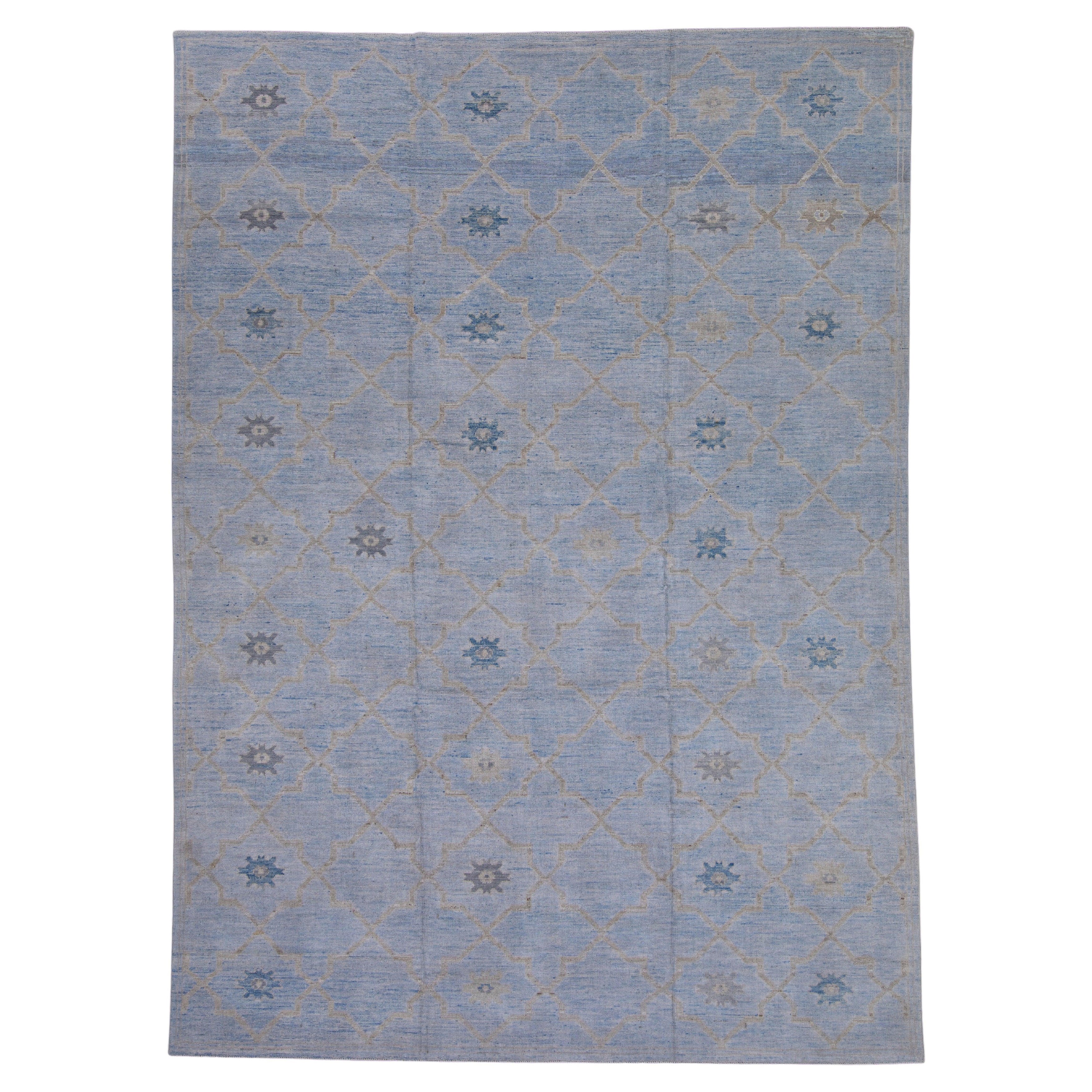 Turkish Oushak Rug 10'1" x 14' #16932 For Sale