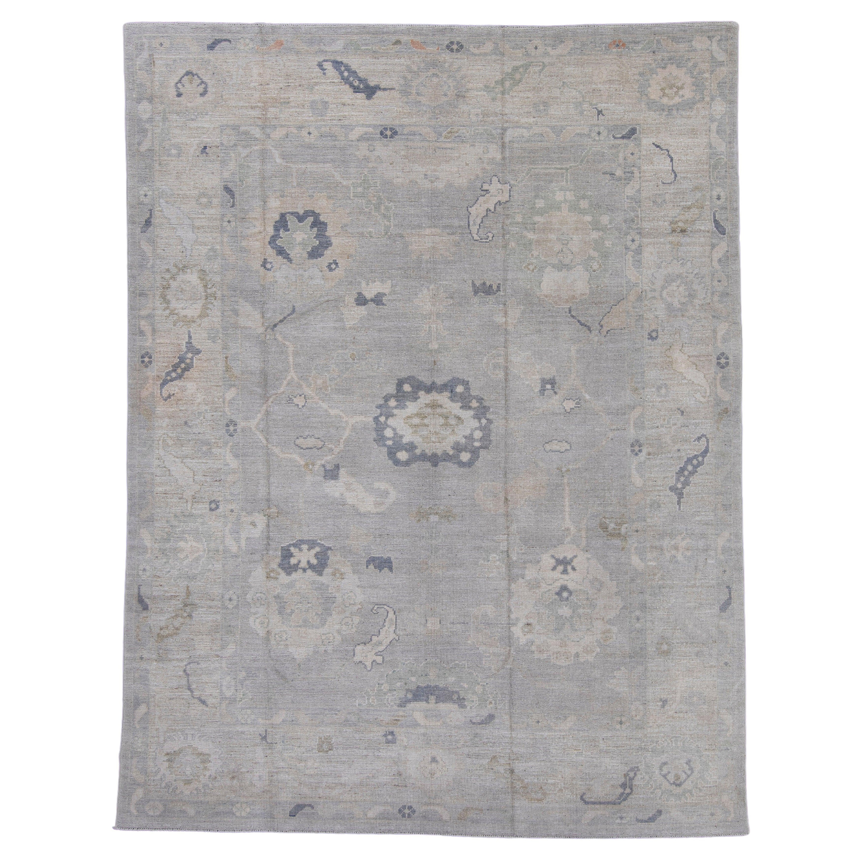 Turkish Oushak Rug 8'1" x 10'7" #16931