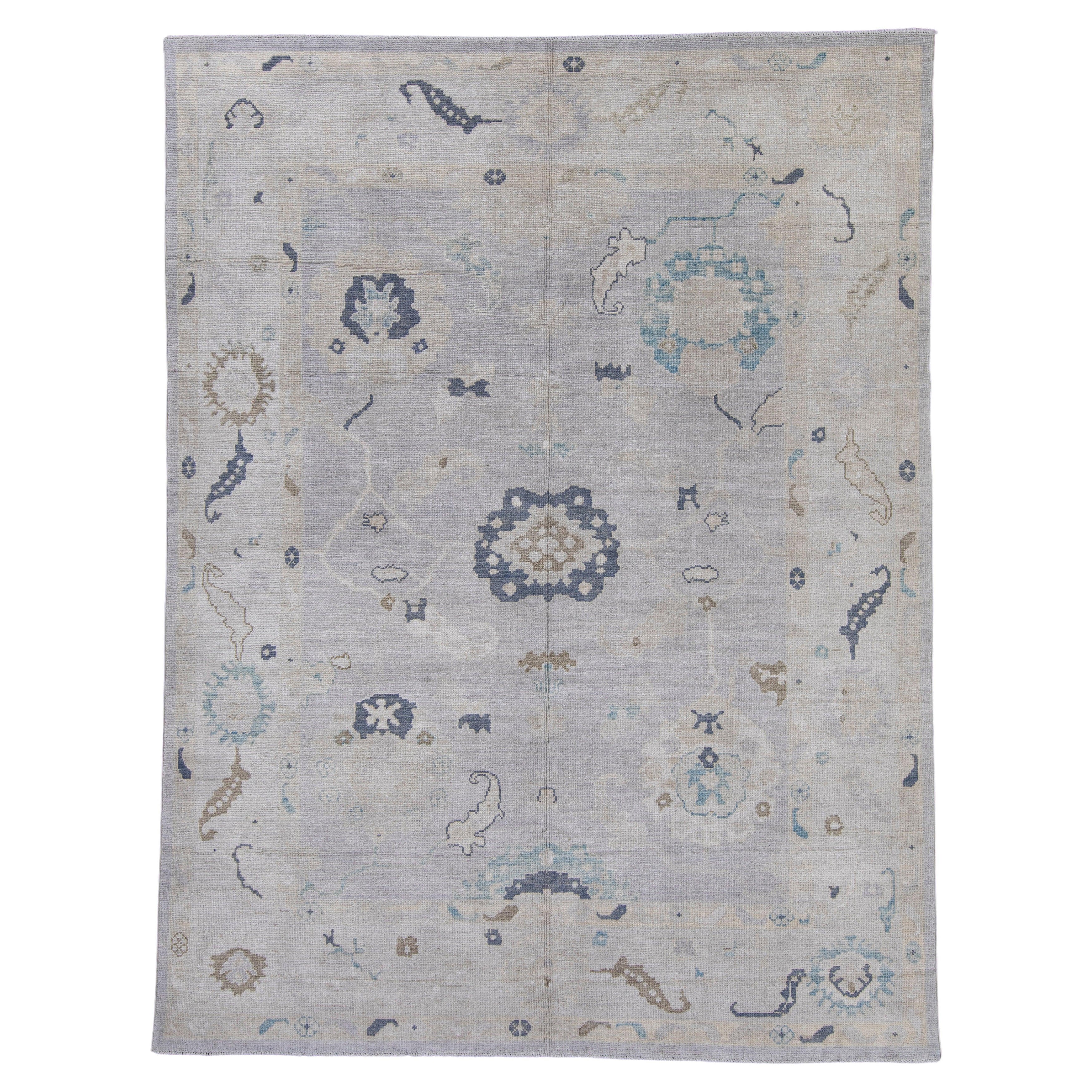 Turkish Oushak Rug 8' x 10'8" #16919