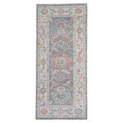 Tappeto Oushak turco 2'10" x 6'4" #16153