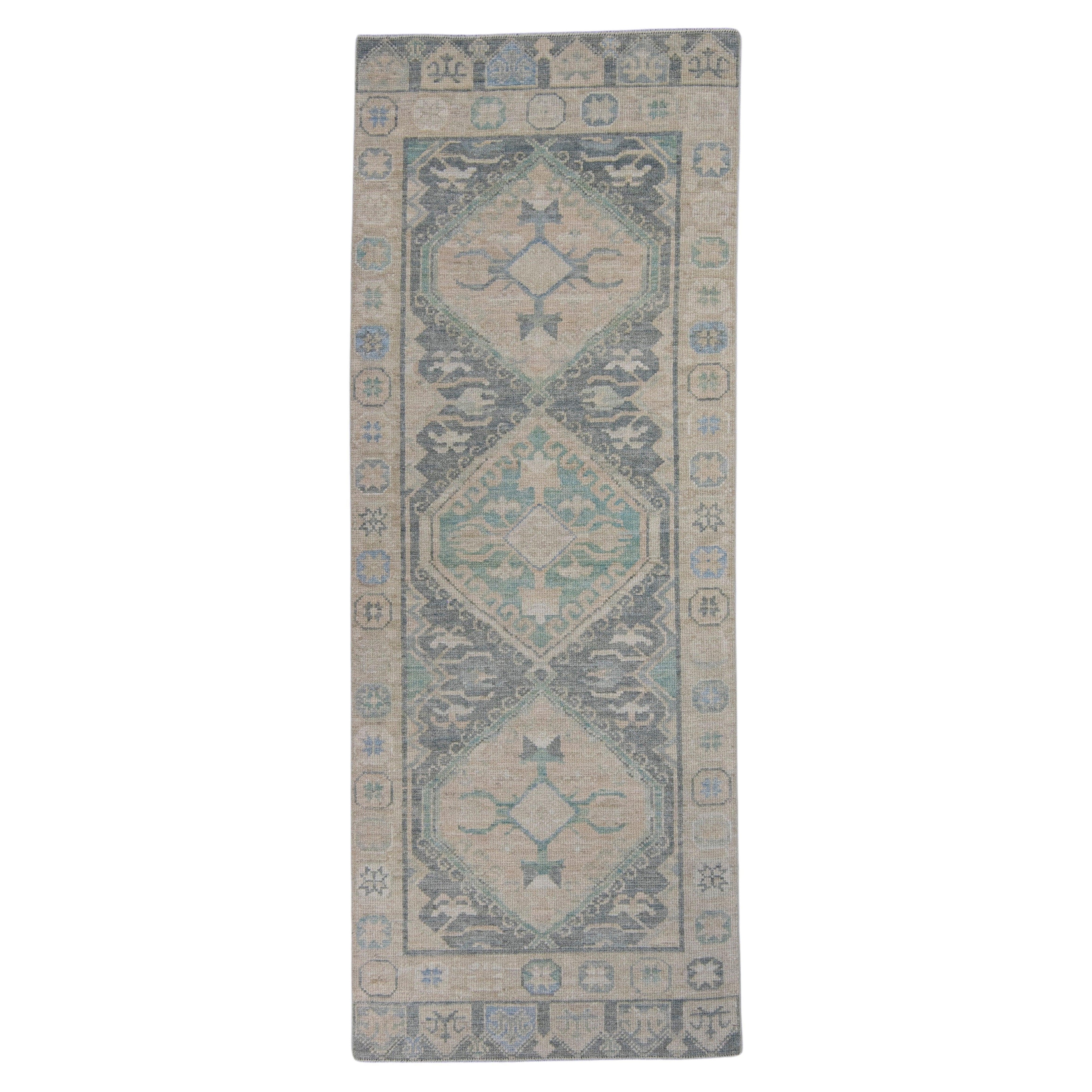 Türkischer Oushak-Läufer 2'11" x 7'9" #16406