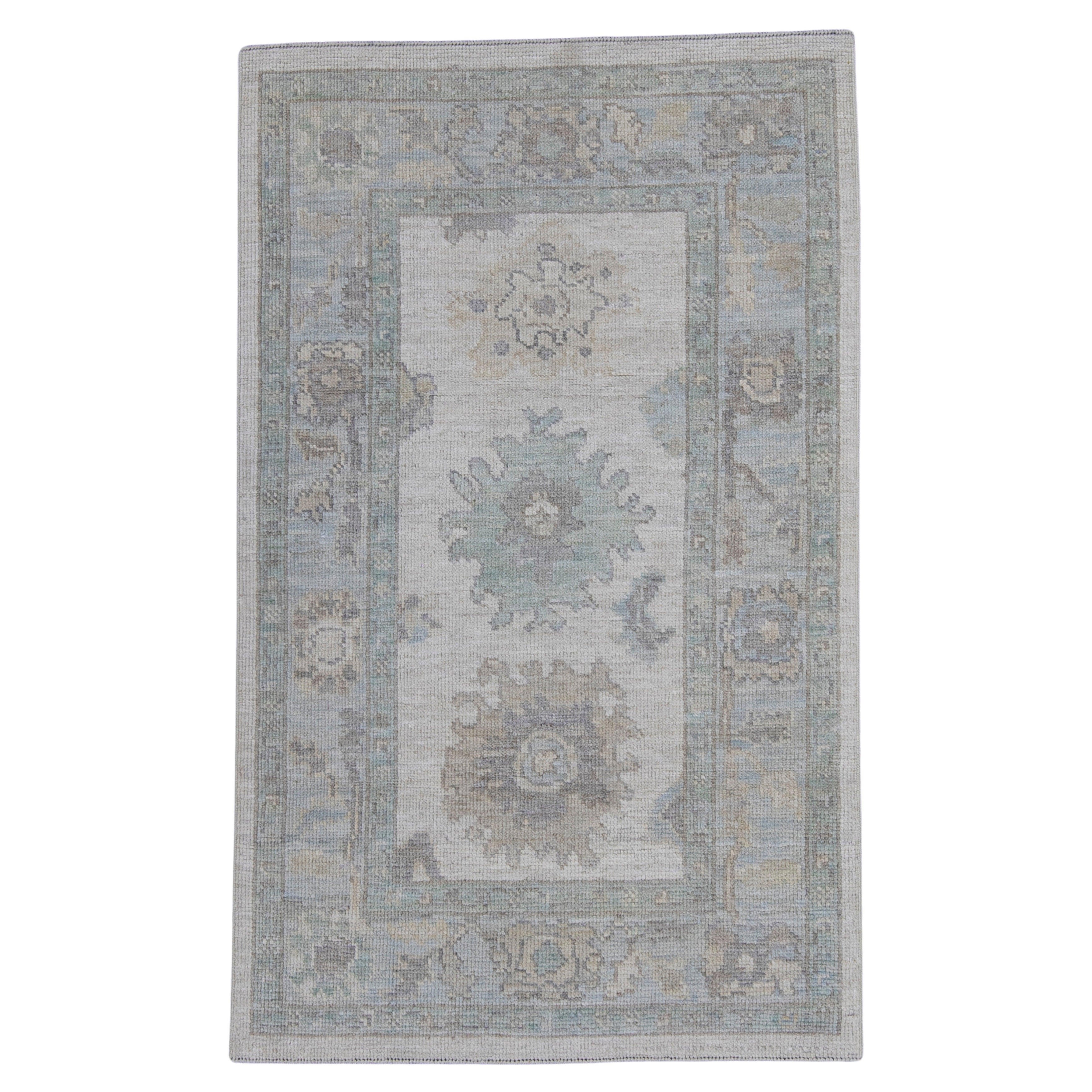 Türkischer Oushak-Teppich 3'1" x 5'1" #16381