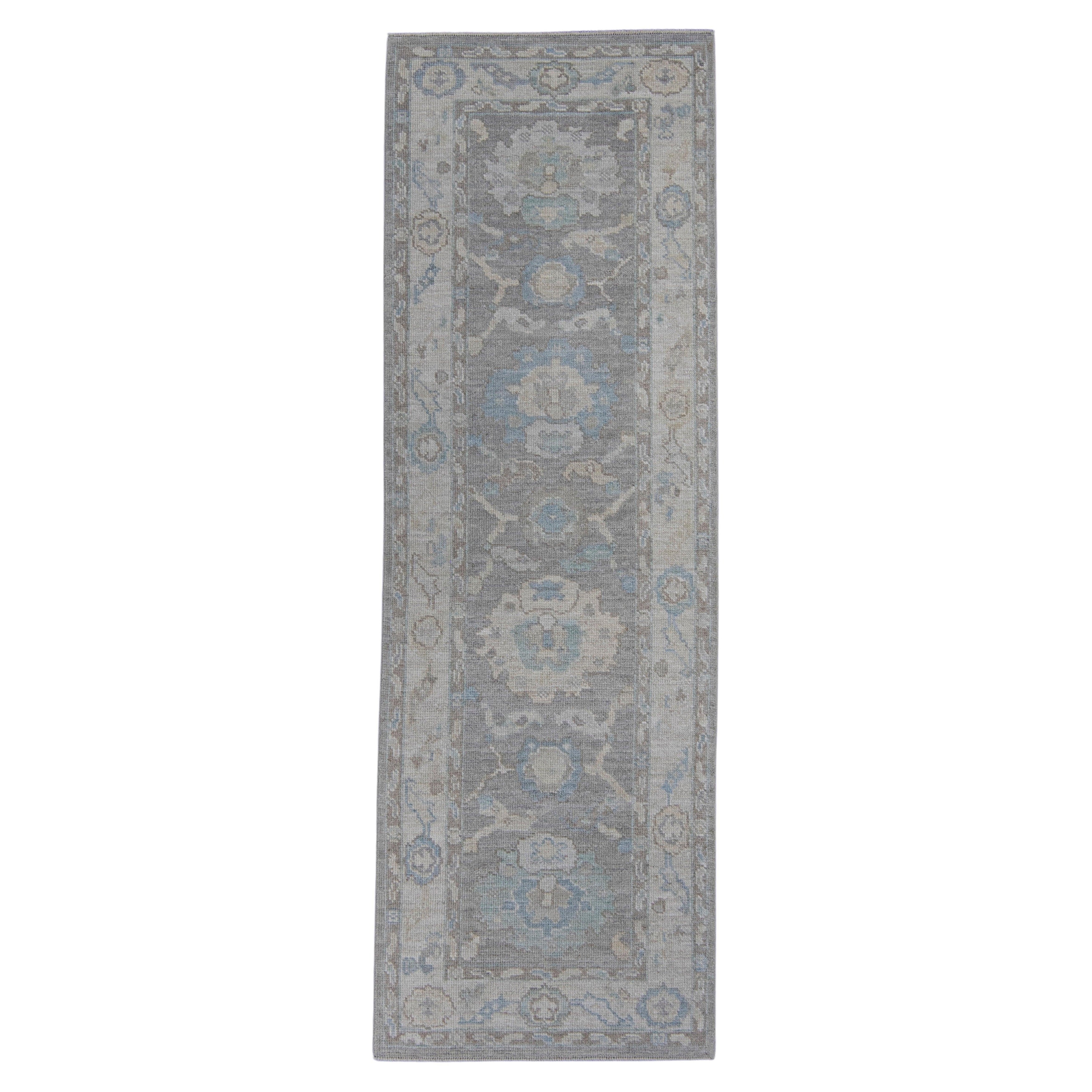 Türkischer Oushak-Läufer 2'9" x 8'3" #16275