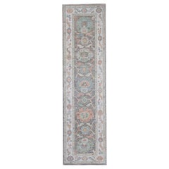 Turkish Oushak Runner Rug 2'10" x 10'4" #16424