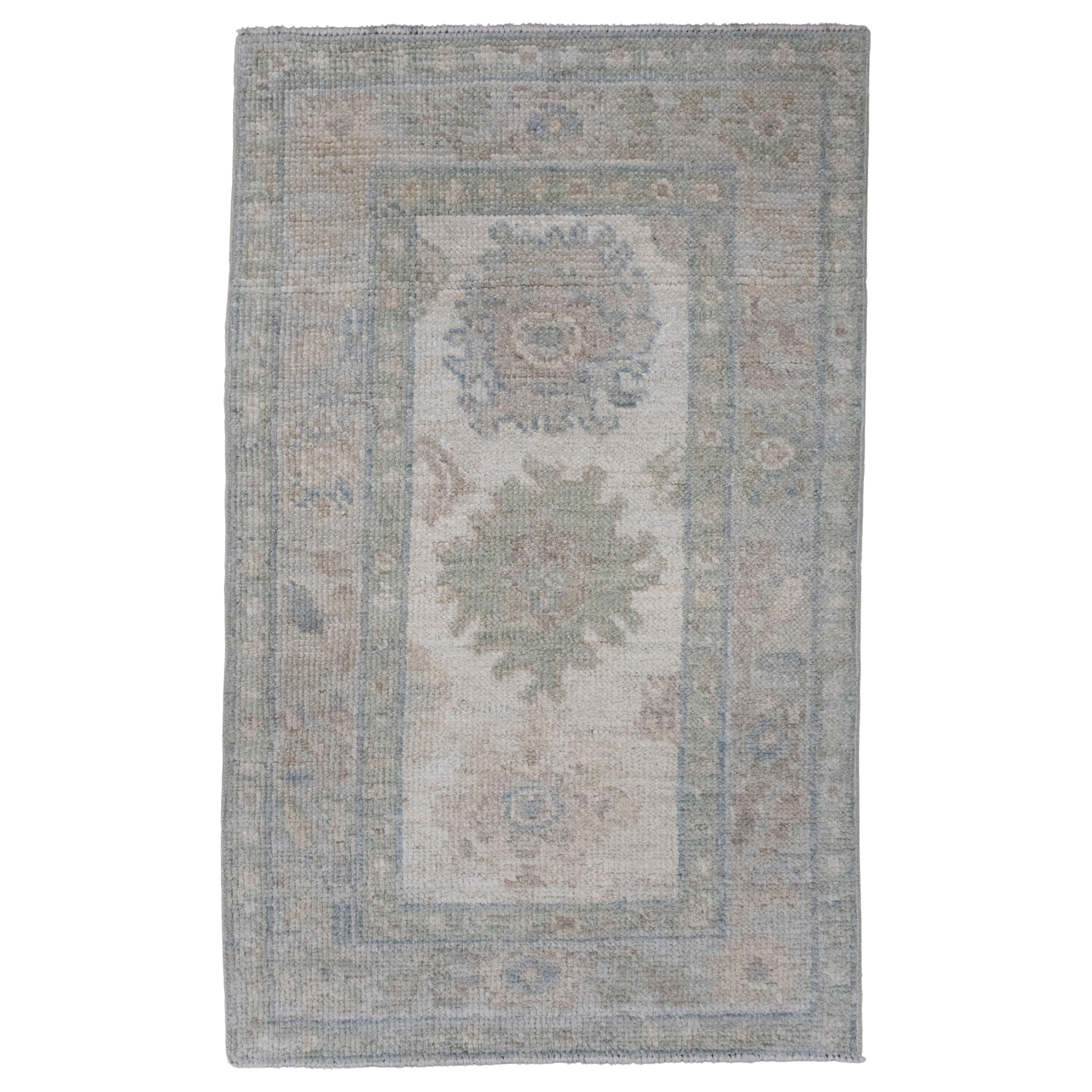 Turkish Oushak Rug 1'11" x 3'1" #16291 For Sale