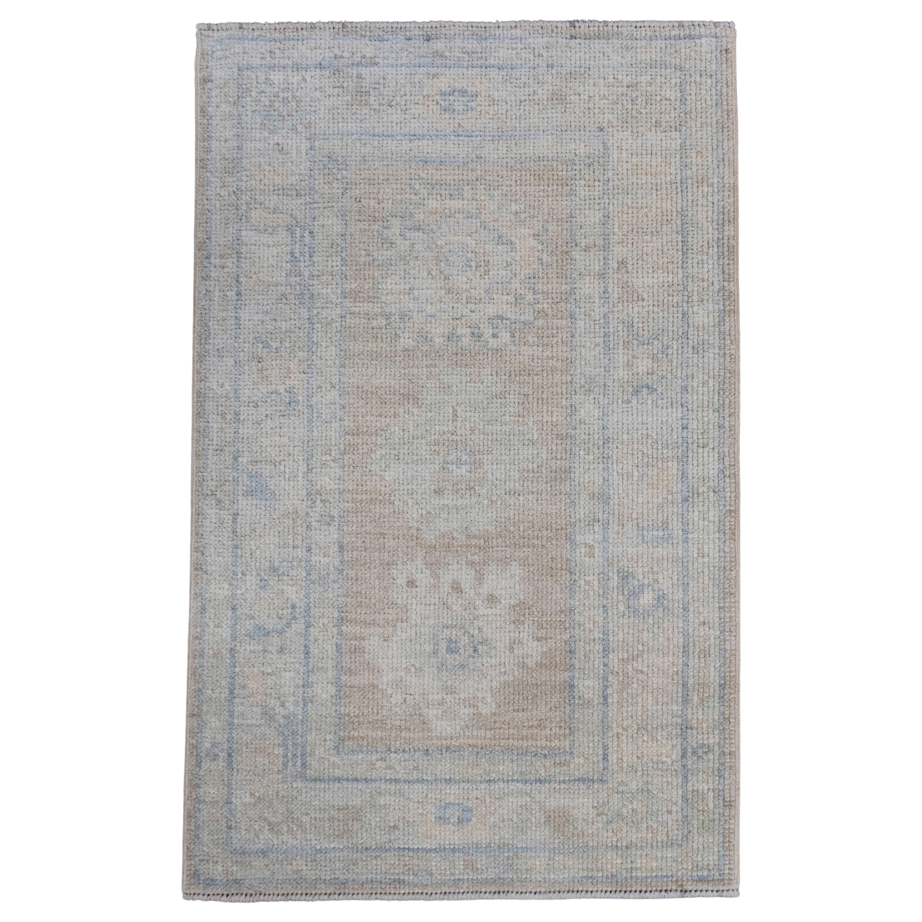 Turkish Oushak Rug 2'2" x 3'5" #16276 For Sale