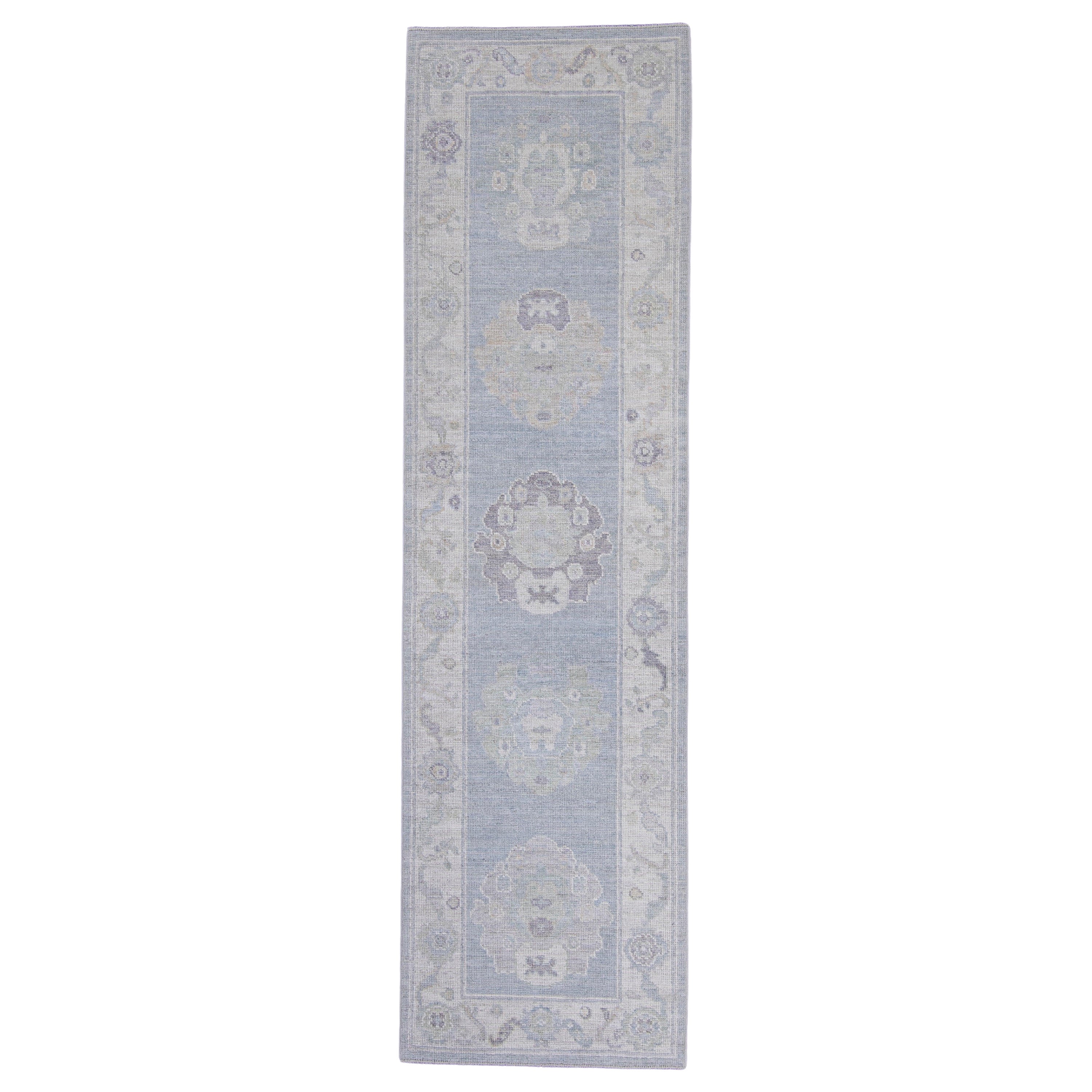 Türkischer Oushak-Läufer 2'10" x 10'3" #16285