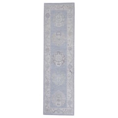 Turkish Oushak Runner Rug 2'10" x 10'3" #16285