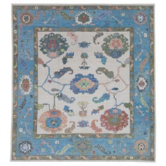 Tappeto Oushak turco quadrato 10'5" x 11'4" #16734