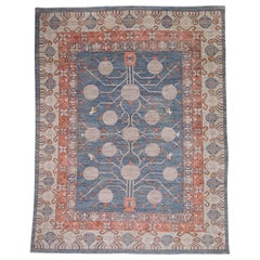 Tapis oriental noué à la main Oushak 13'2" x 16'11" n° 9033