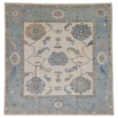 Square Turkish Oushak Rug 9'6" x 9'10" #16663