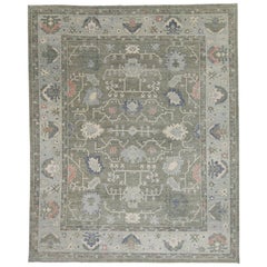 Alfombra turca Oushak 12'1" x 14'10" #16718