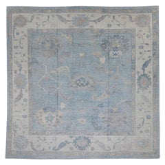 Square Turkish Oushak Rug 12'4" x 12'3" #16683