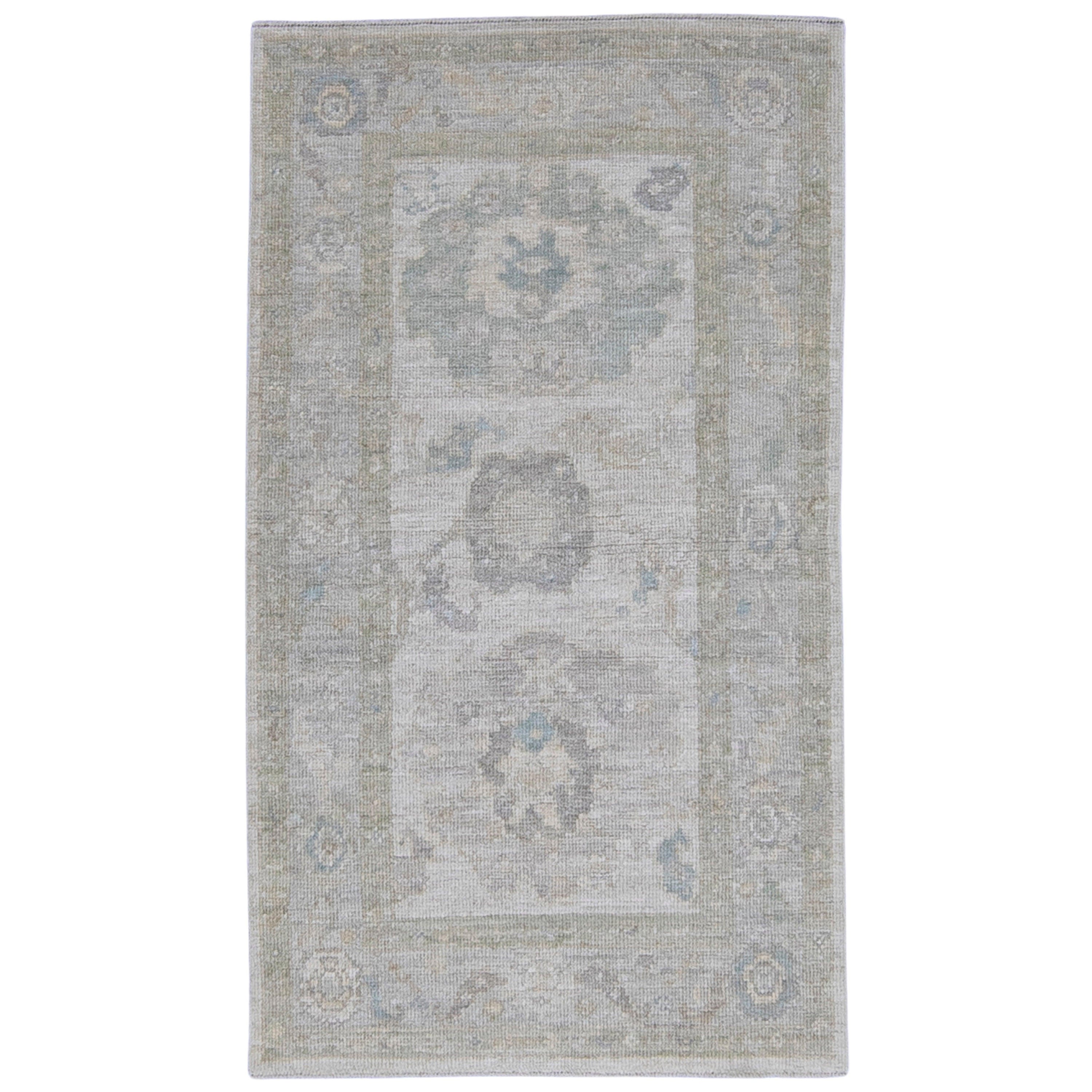 Tapis turc Oushak 3'1" x 5'5" n°16346 en vente