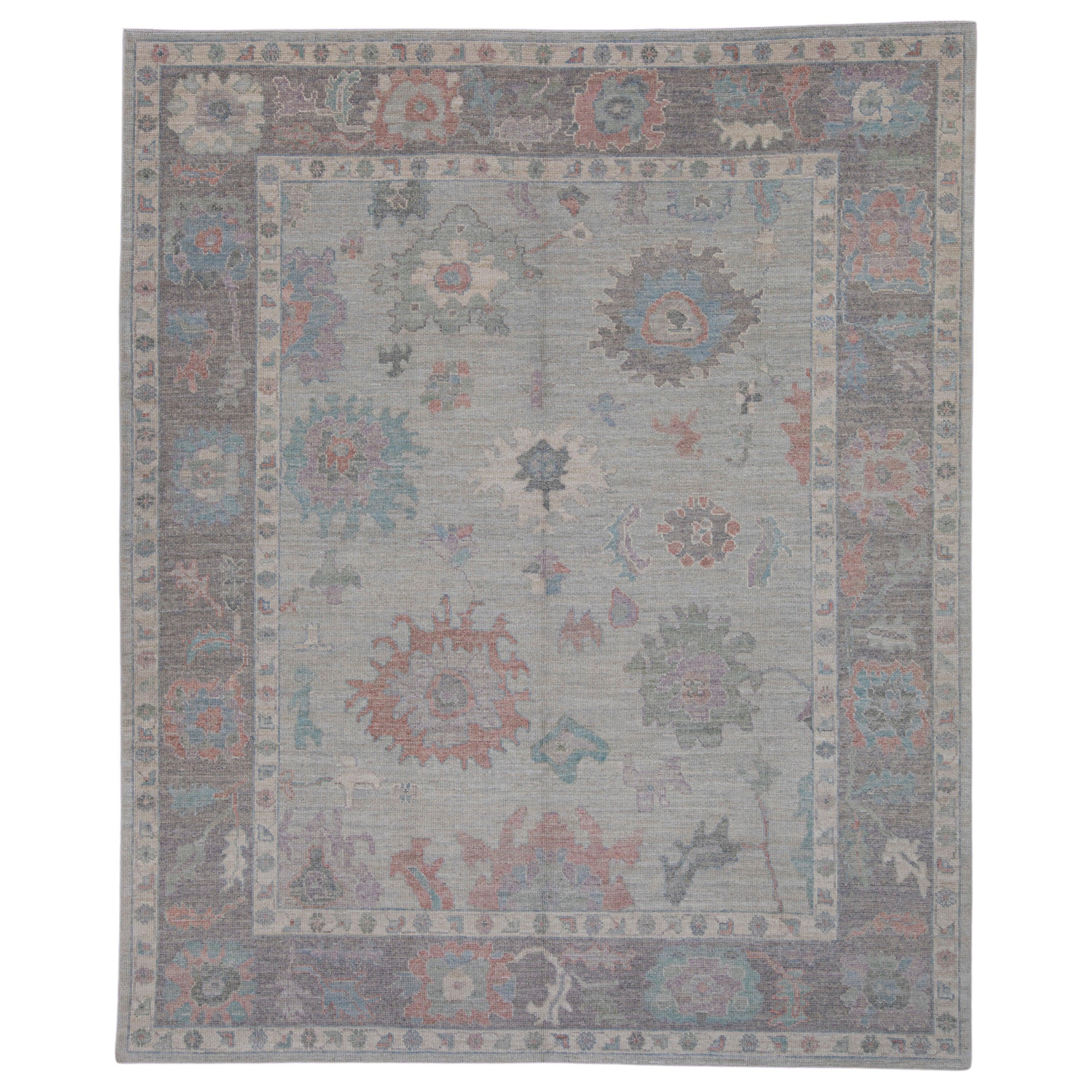 Turkish Oushak Rug 8'7" x 10'5" #16091