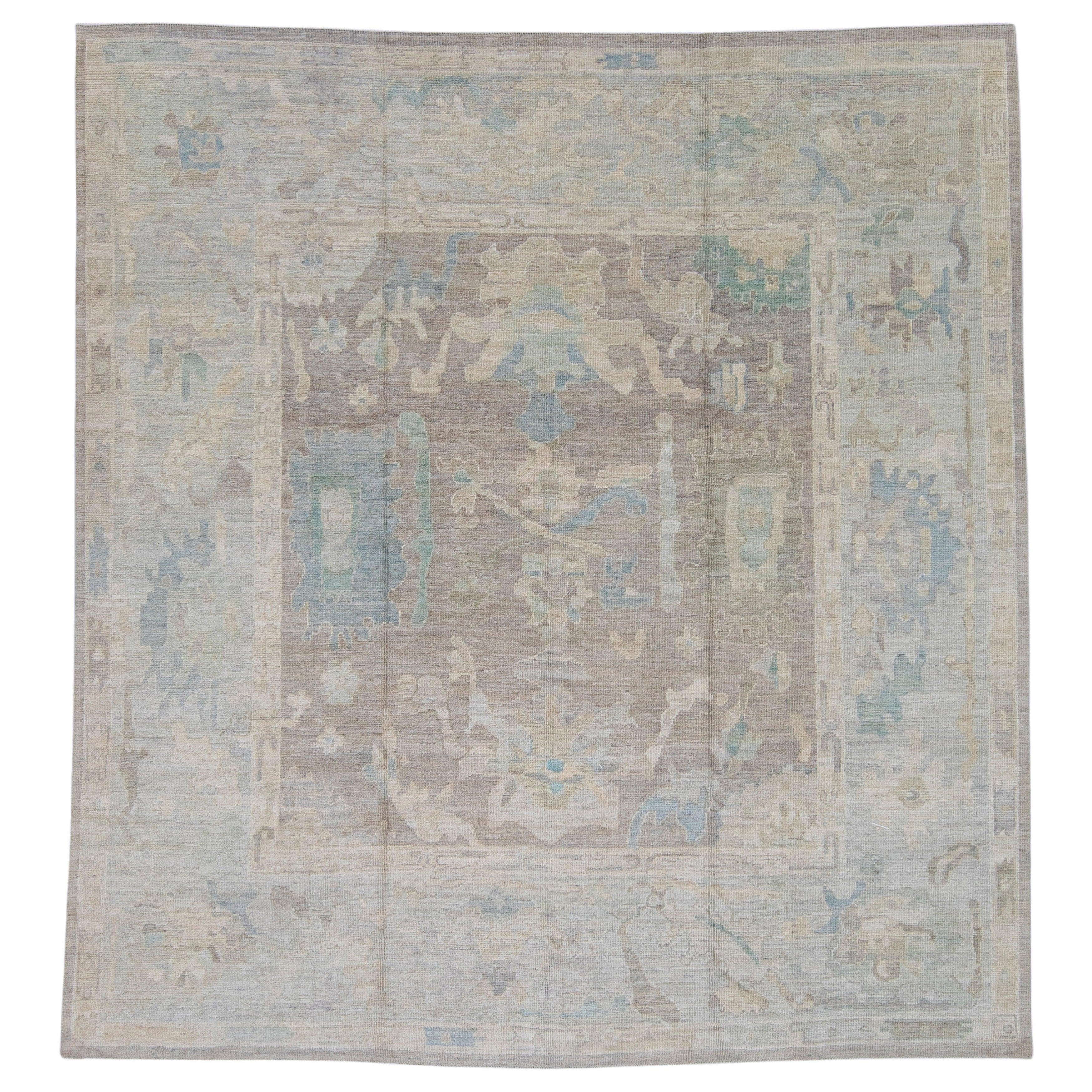 Square Turkish Oushak Rug 9'10" x 10'7" #16143