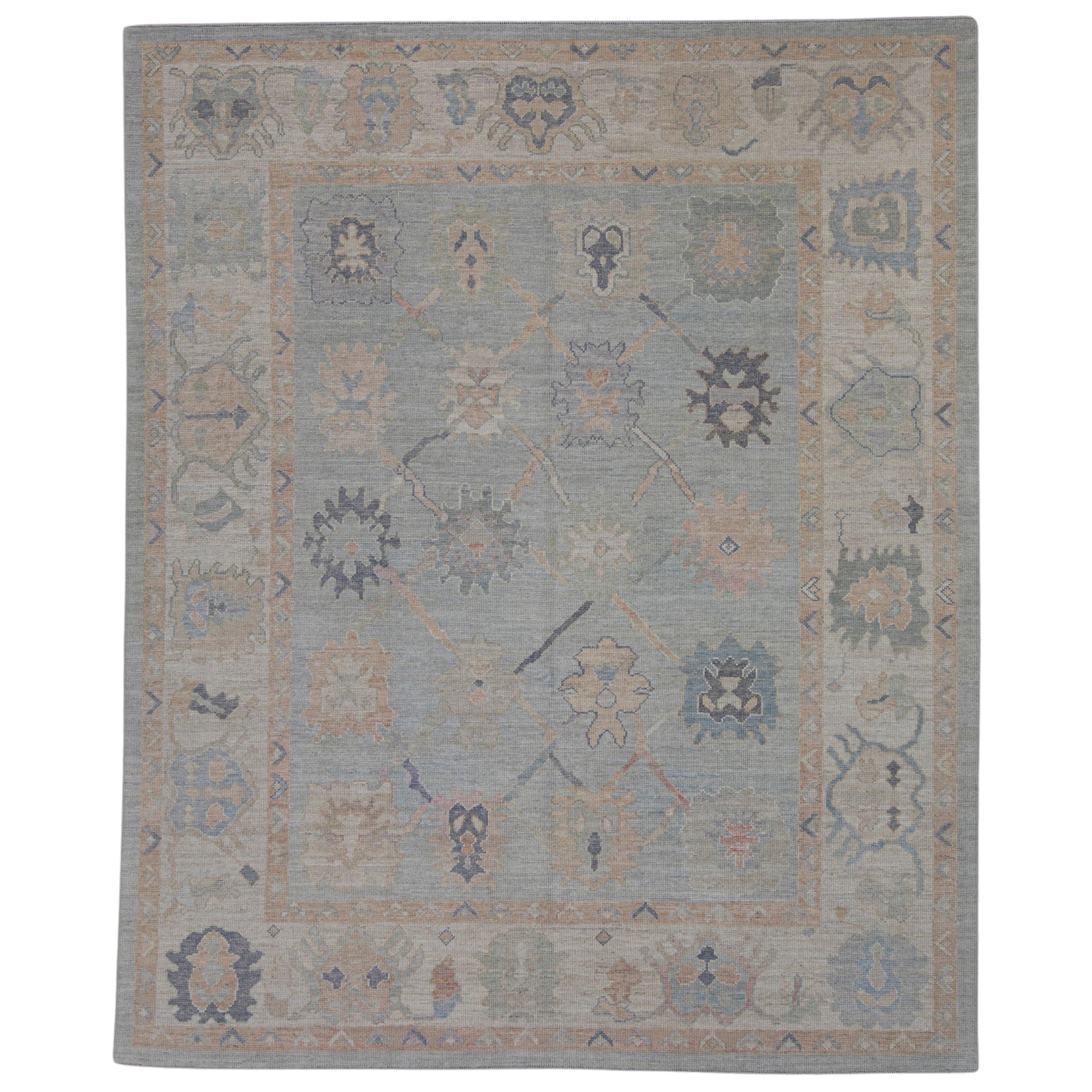 Turkish Oushak Rug 8'1" x 9'10" #16053