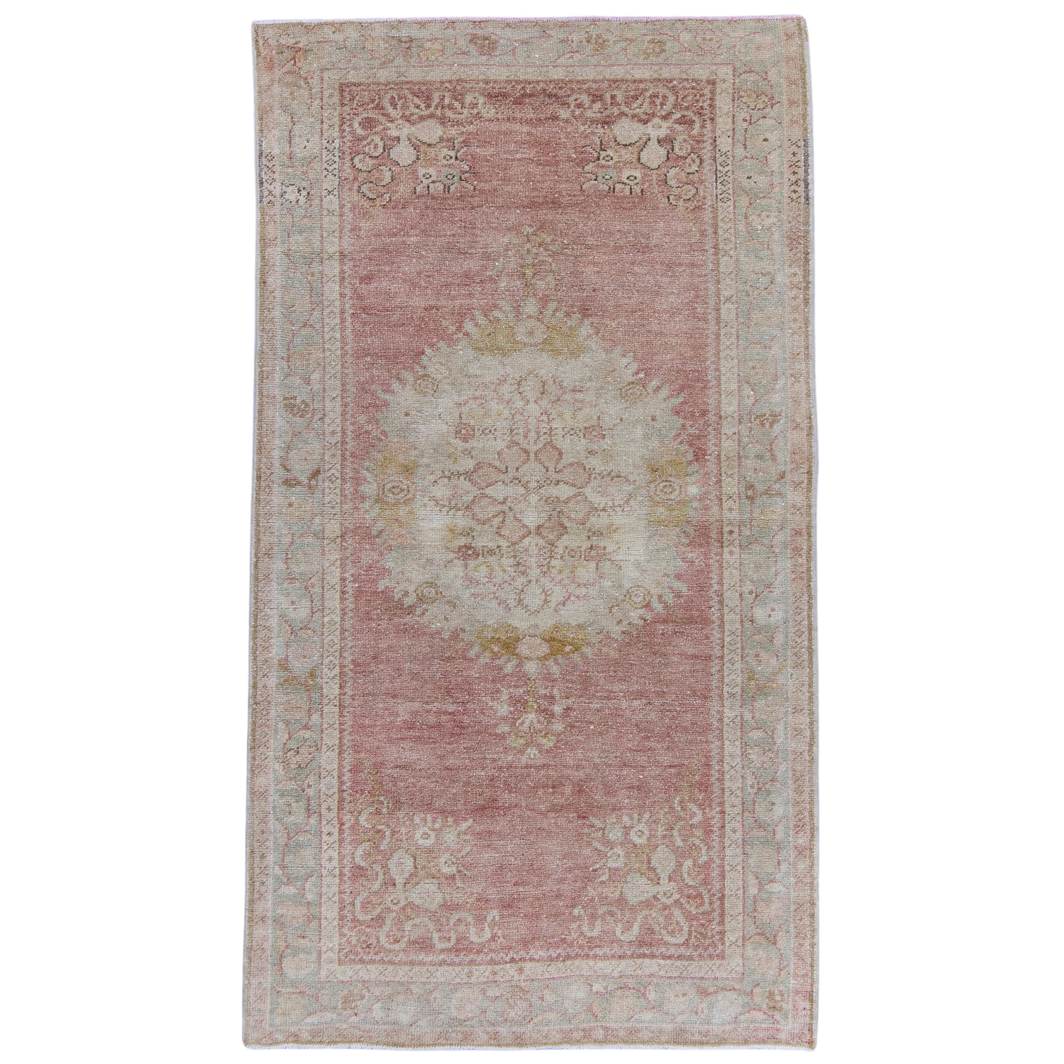 Tapis turc vintage d'Anatolie 3'5" x 6'2" n° 16844 en vente