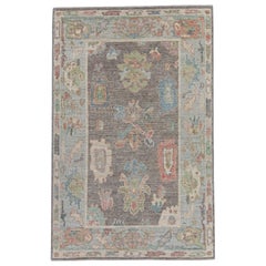 Alfombra turca Oushak 3'11" x 6' #16077