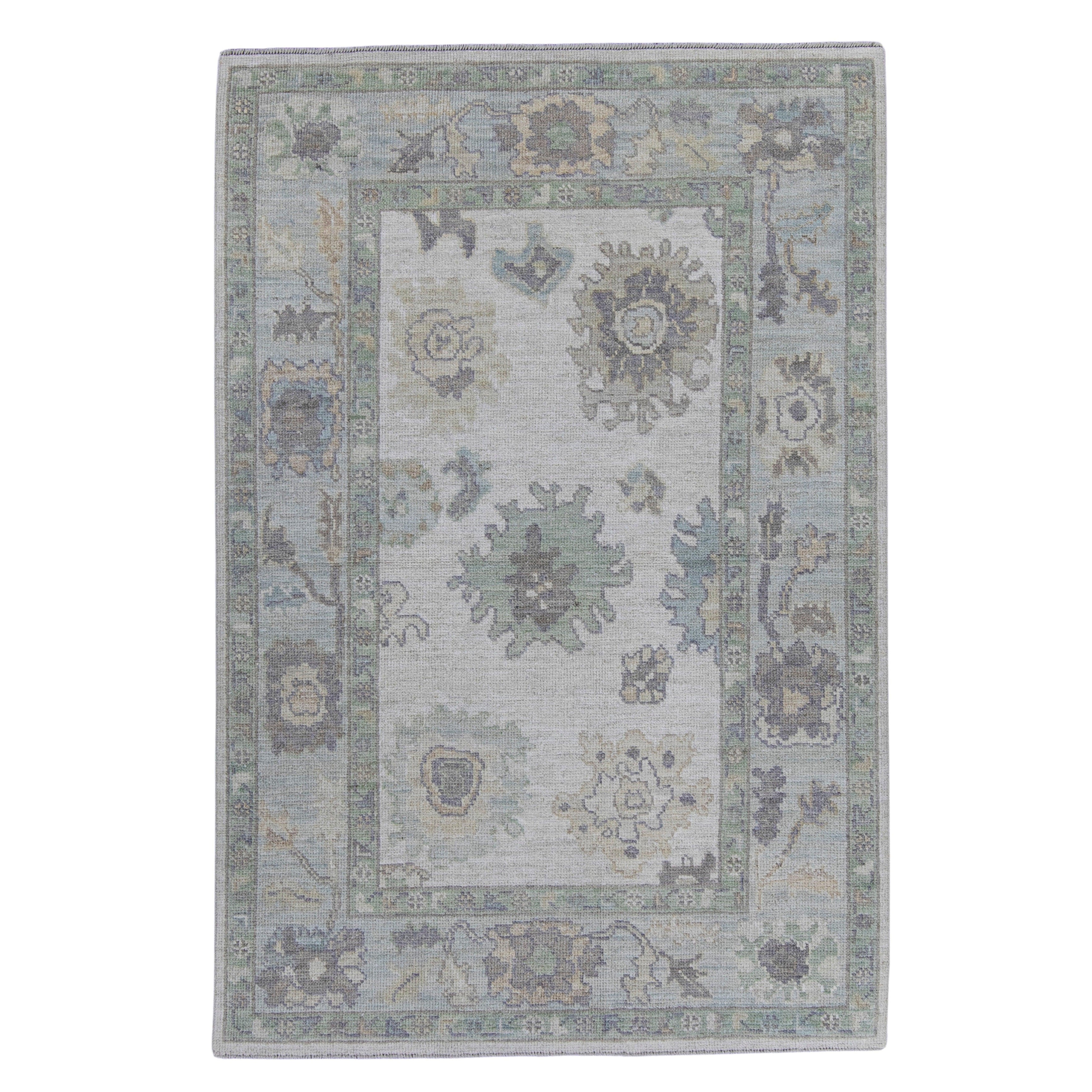 Tapis turc Oushak 4'1" x 6' n° 16054