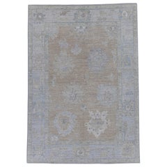 Tapis turc Oushak 4'11" x 7' n° 16466