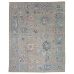 Turkish Oushak Rug 12'4" x 15'4" #16490