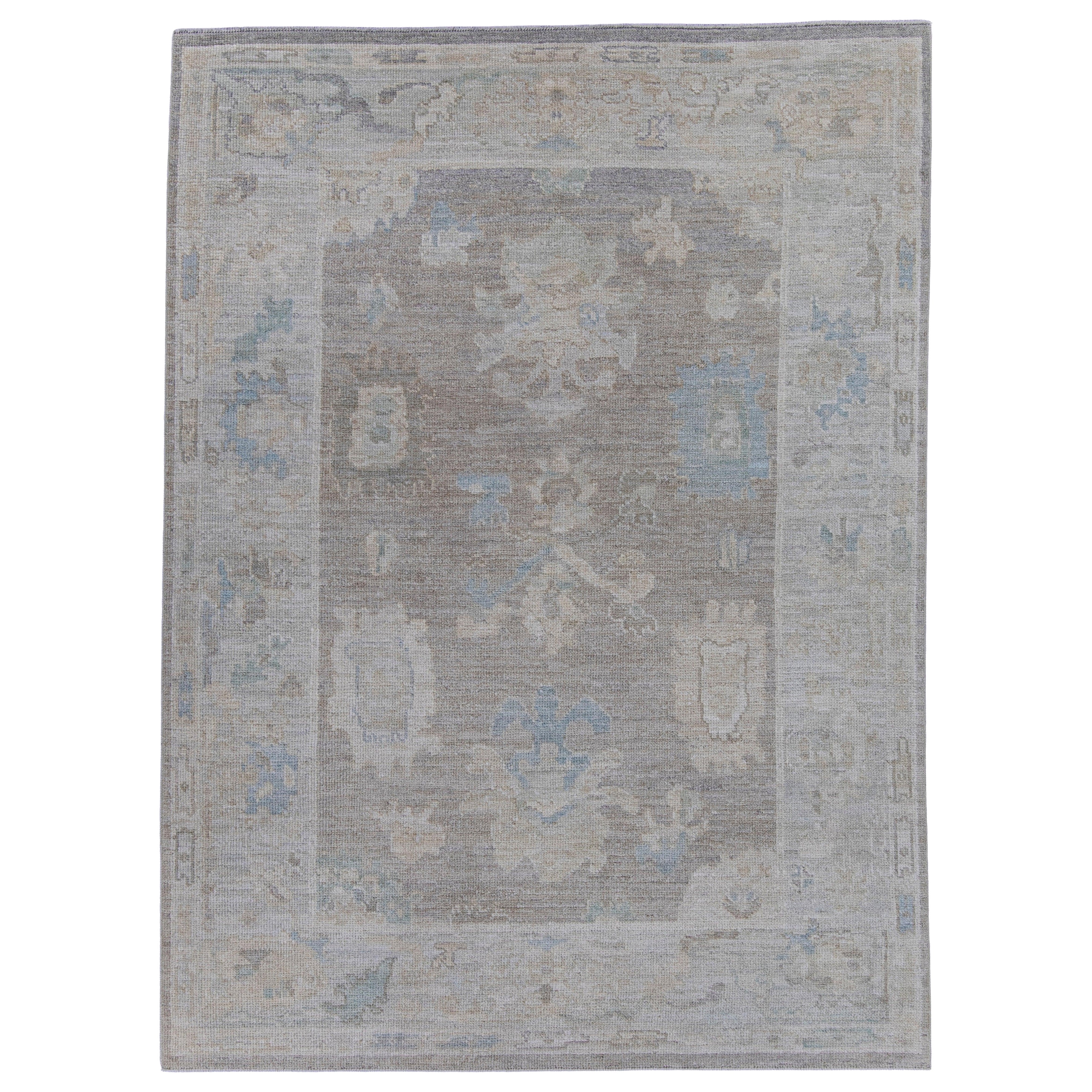 Tappeto Oushak turco 5'2" x 7'1" #16445