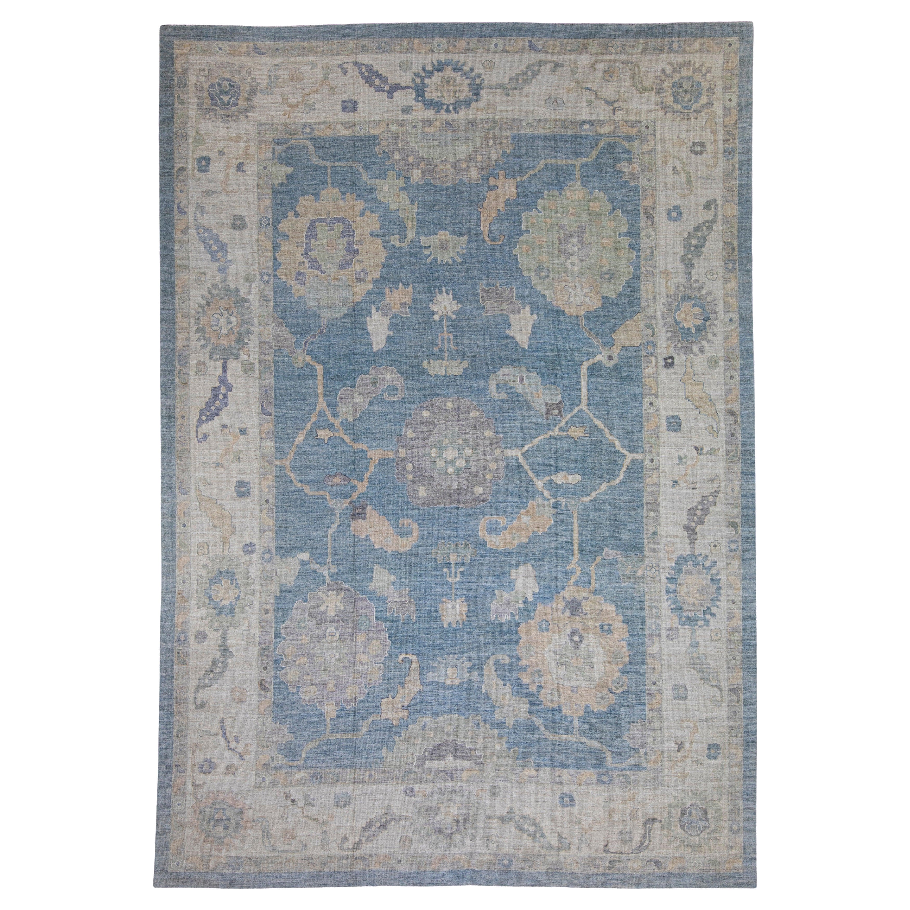 Turkish Oushak Rug 12'1" x 17'5" #16475