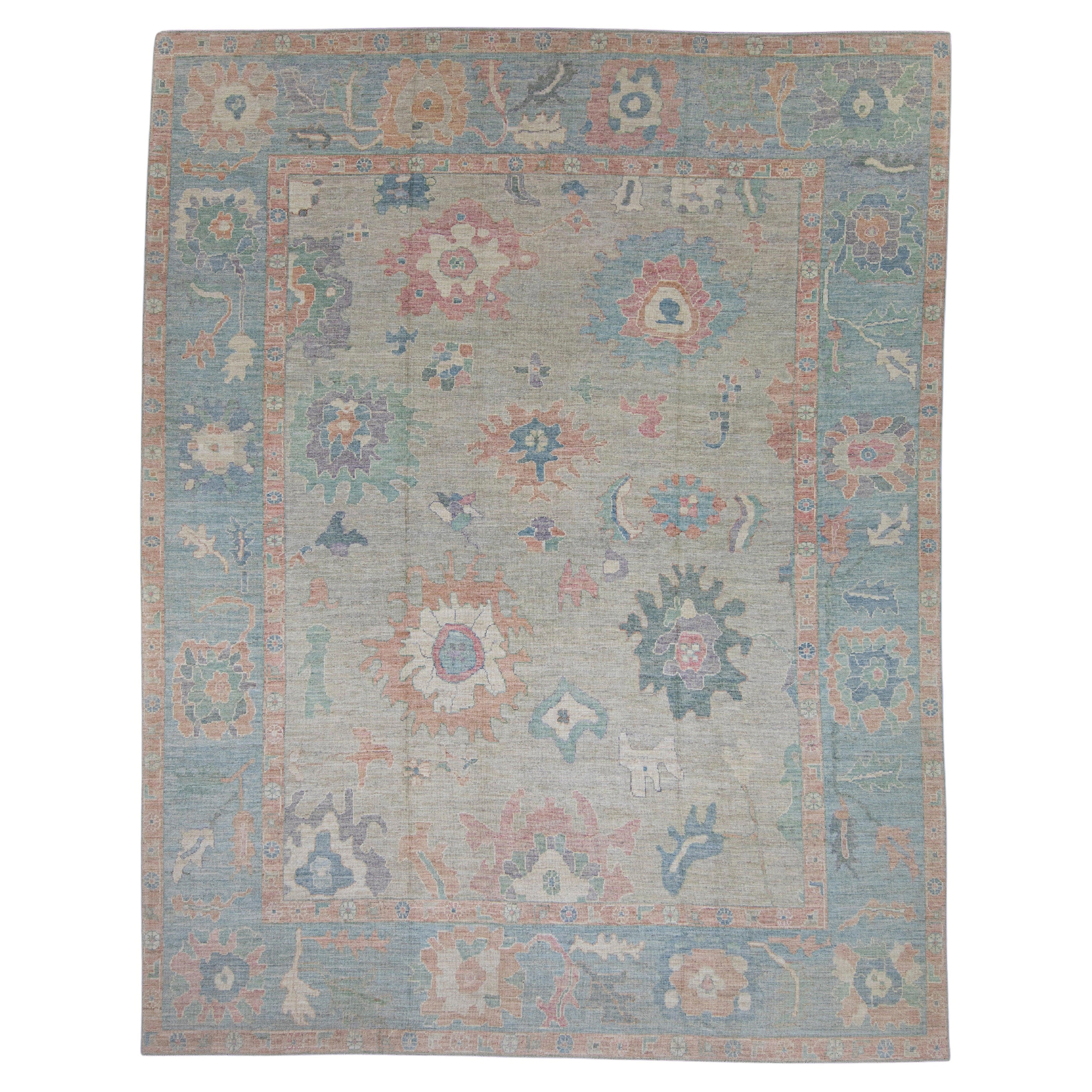 Turkish Oushak Rug 12'2" x 15'5" #16440
