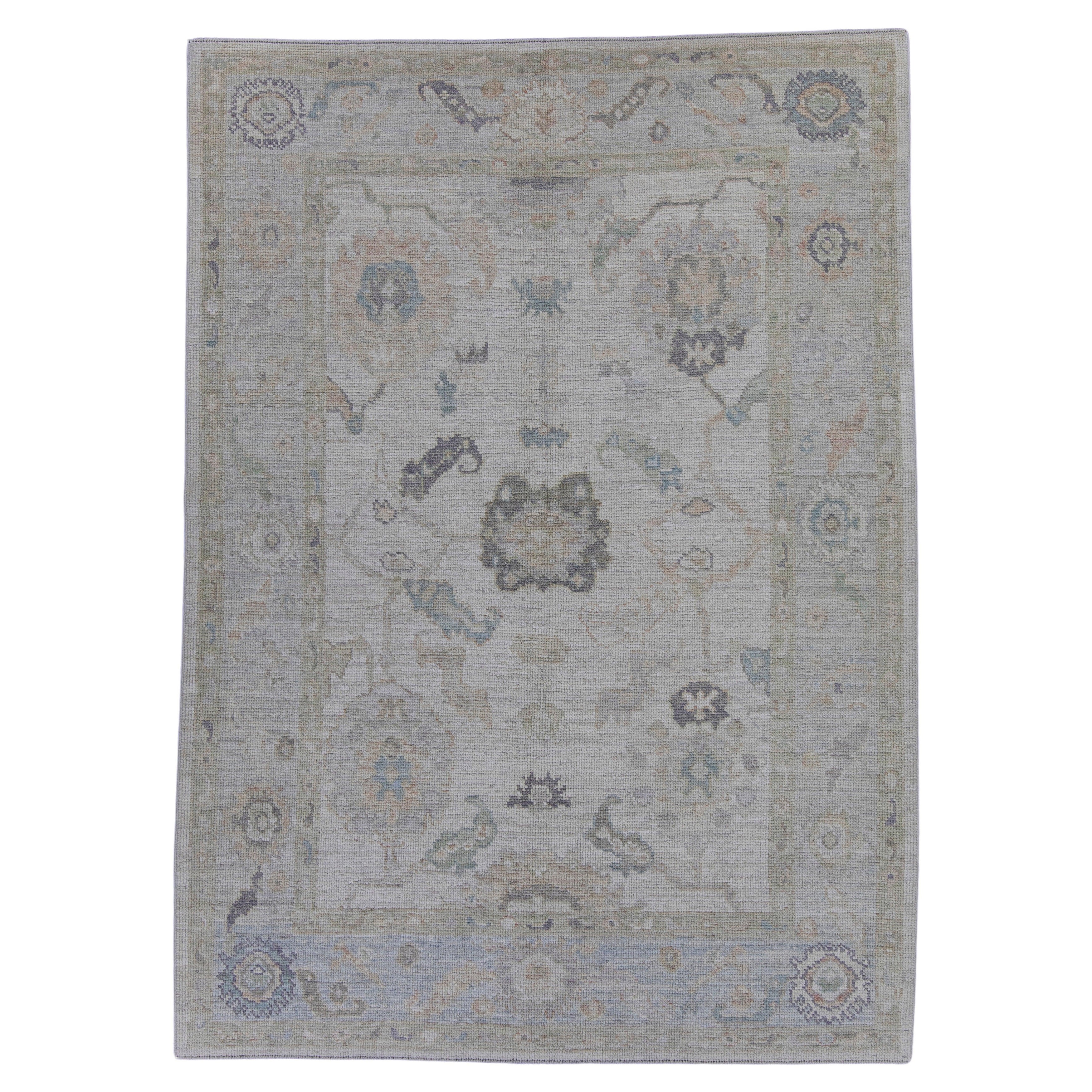 Turkish Oushak Rug 5'3" x 7'4" #16128