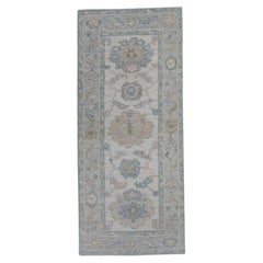 Tapis turc Oushak 2'8" x 6'3" n°16405