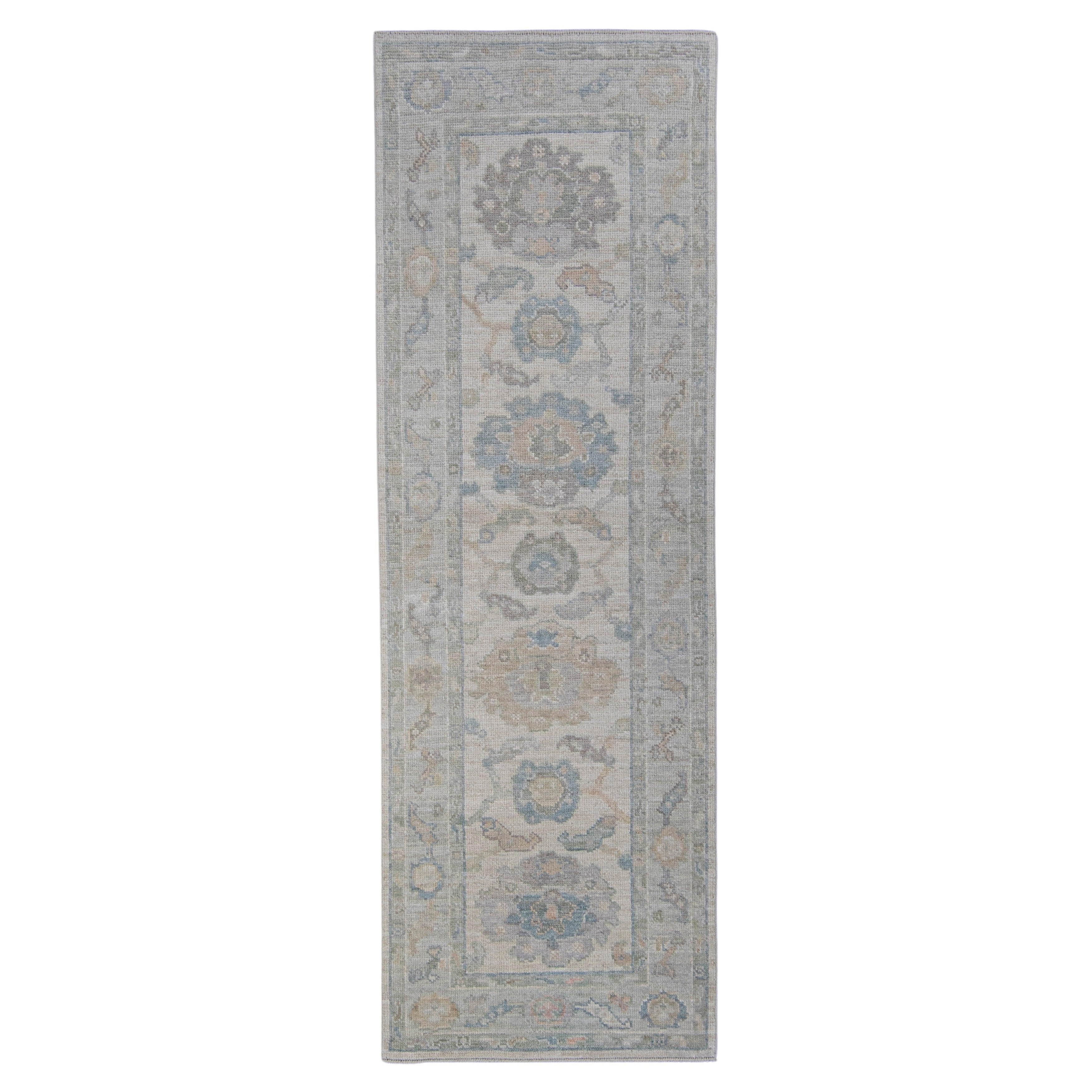 Türkischer Oushak-Läufer 2'8" x 8'2" #16330