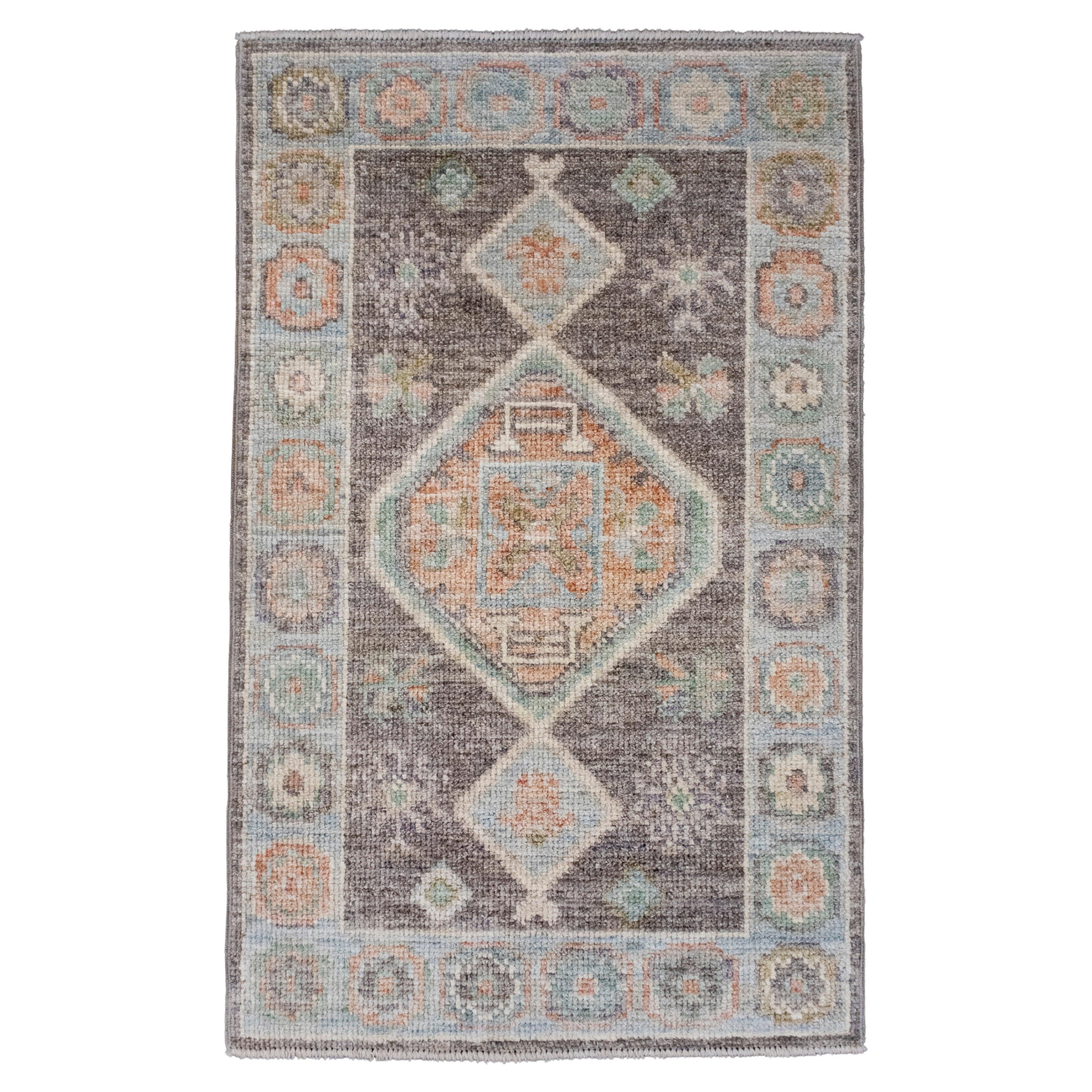 Turkish Oushak Rug 2'1" x 3'5" #16408