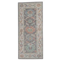 Tappeto Oushak turco 2'9" x 6'4" #16200