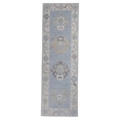 Turkish Oushak Runner Rug 2'9" x 8'4" #16169