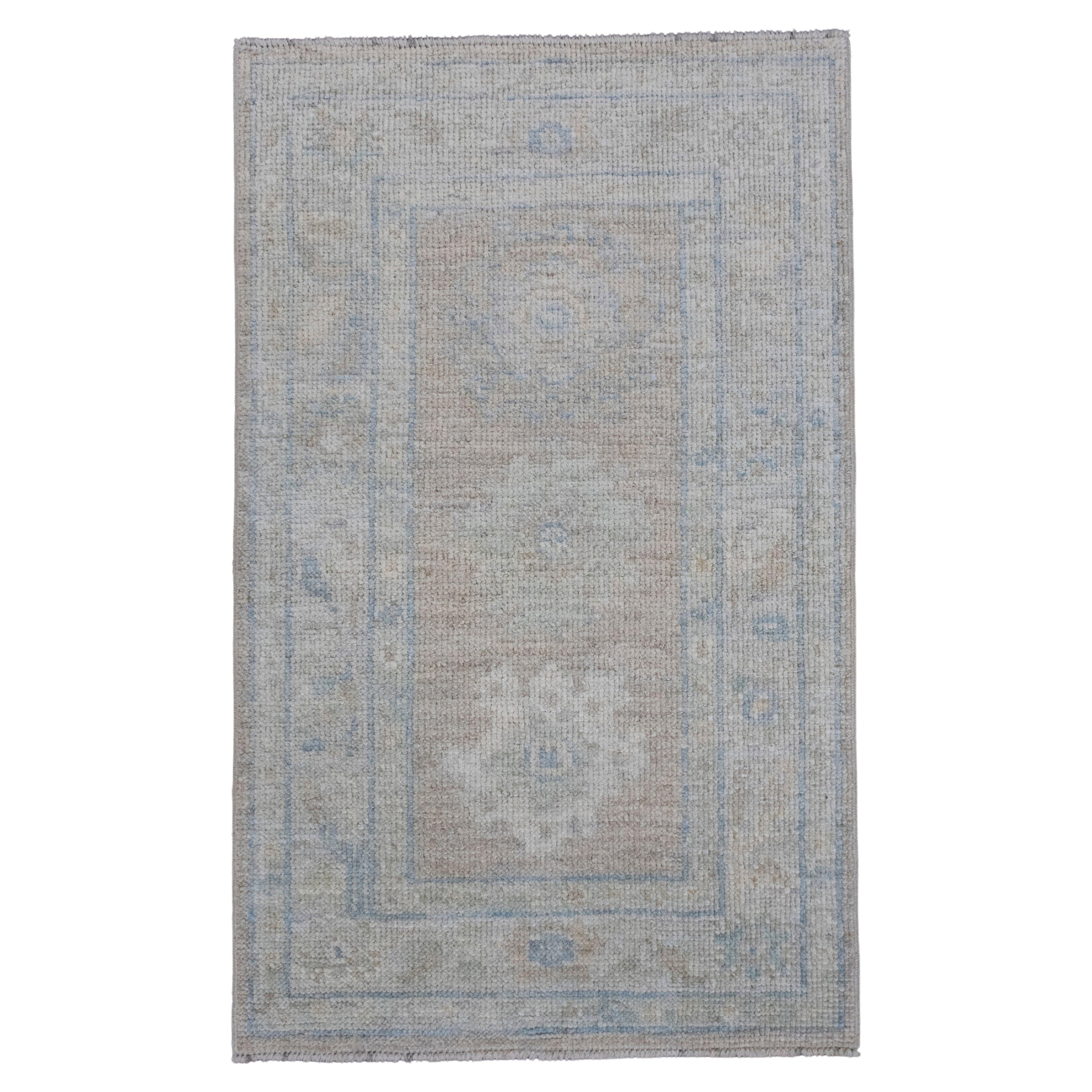 Turkish Oushak Rug 2'1" x 3'5" #16372