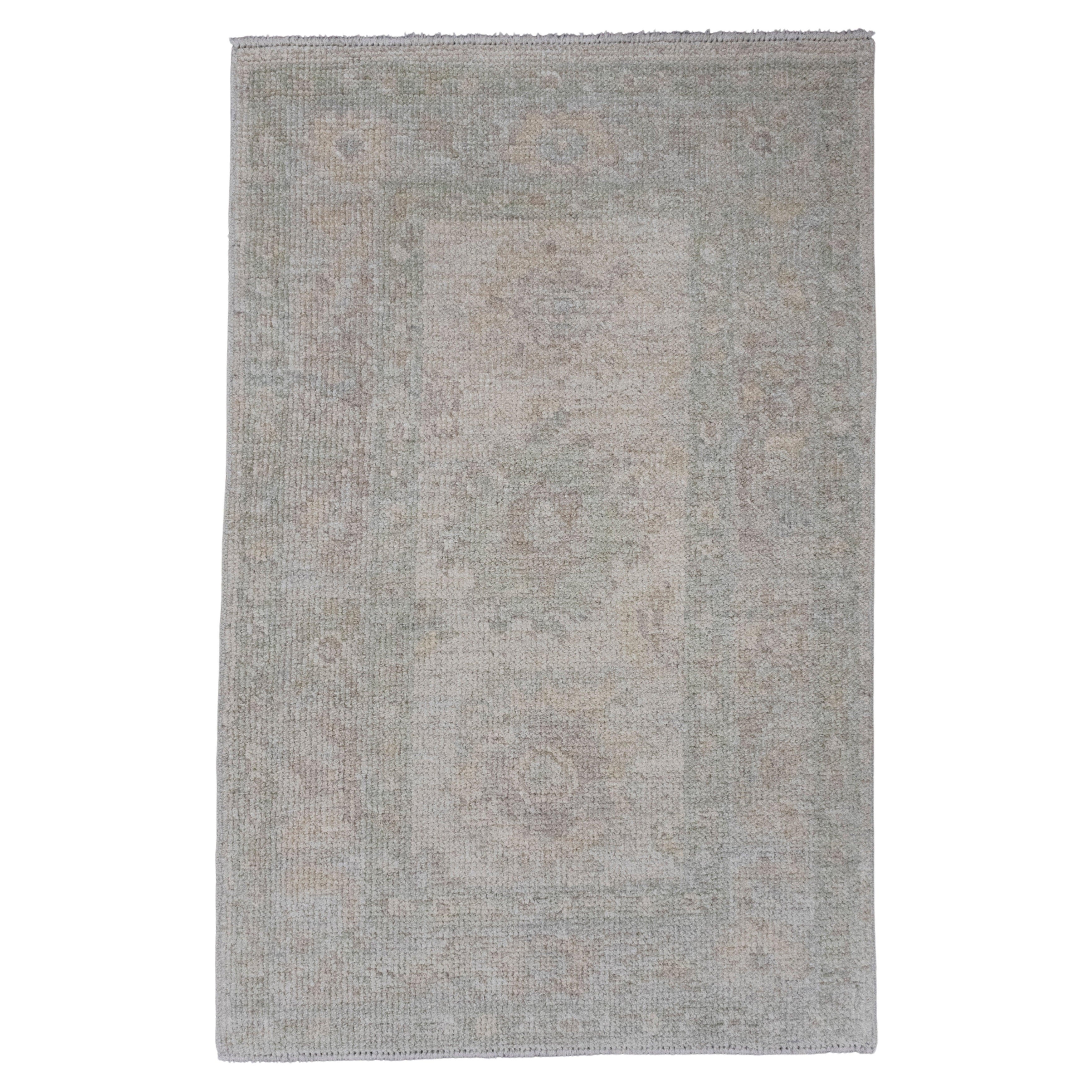 Turkish Oushak Rug 2'1" x 3'1" #16351 For Sale