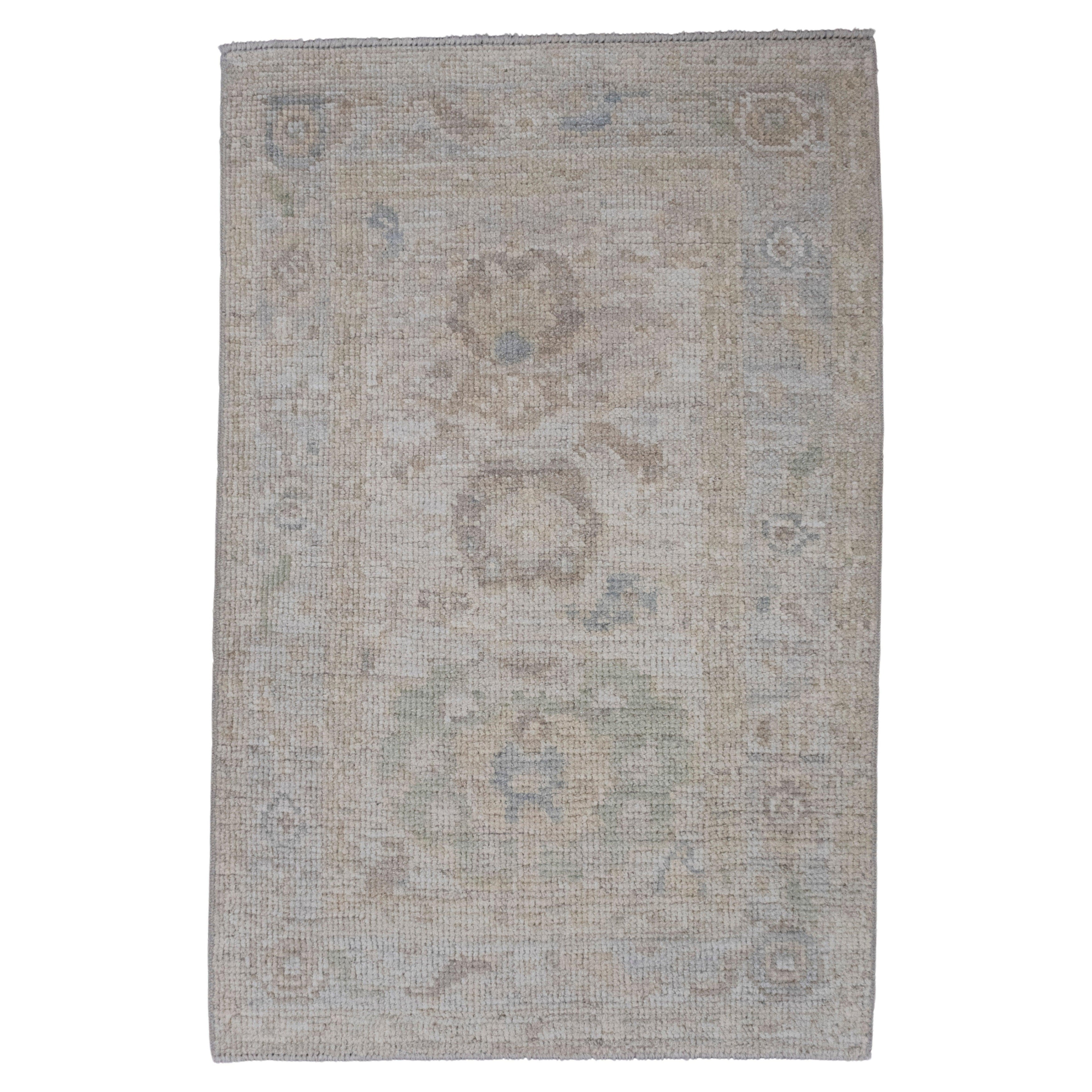 Turkish Oushak Rug 2'2" x 3'3" #16341