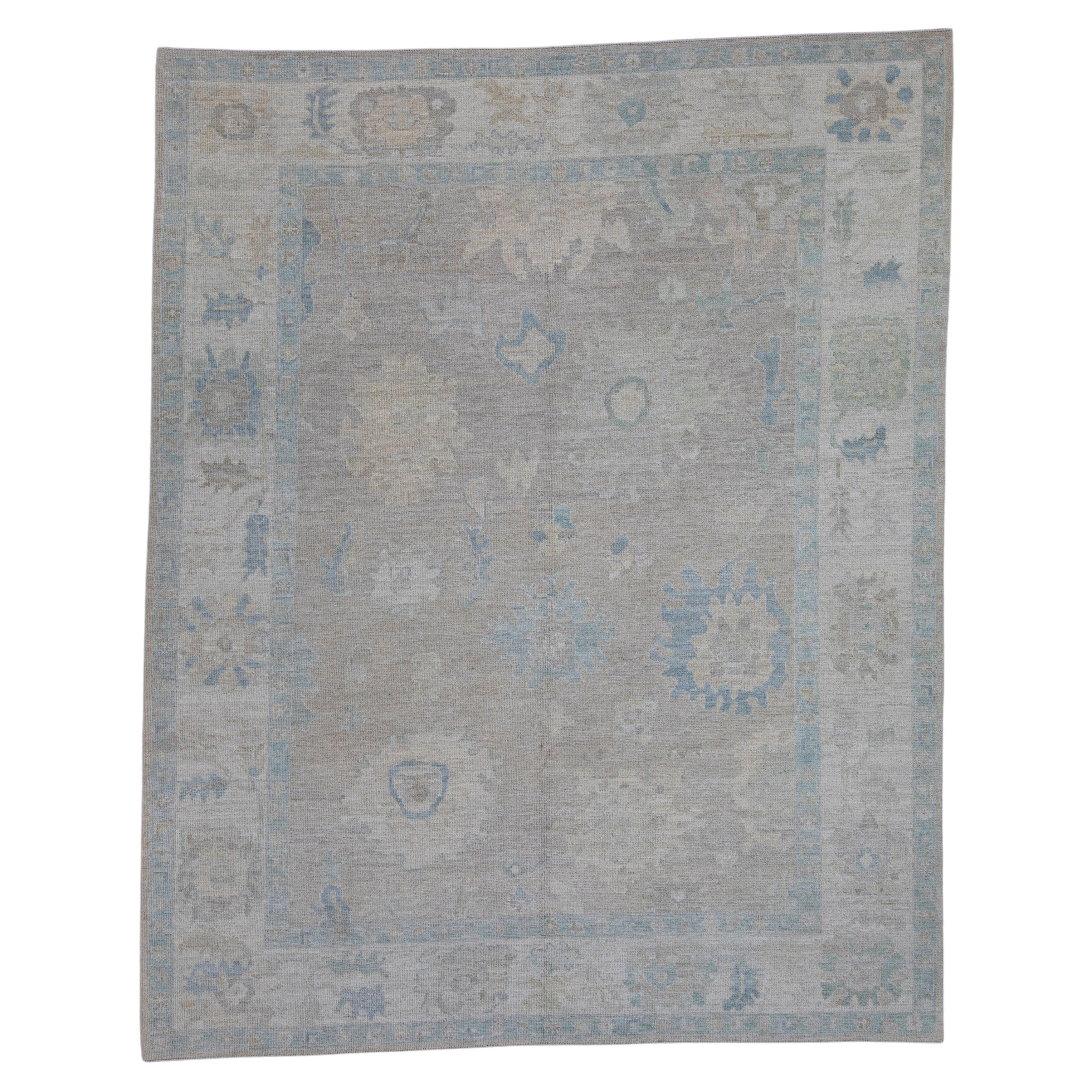 Turkish Oushak Rug 8'4" x 10'4" #16474