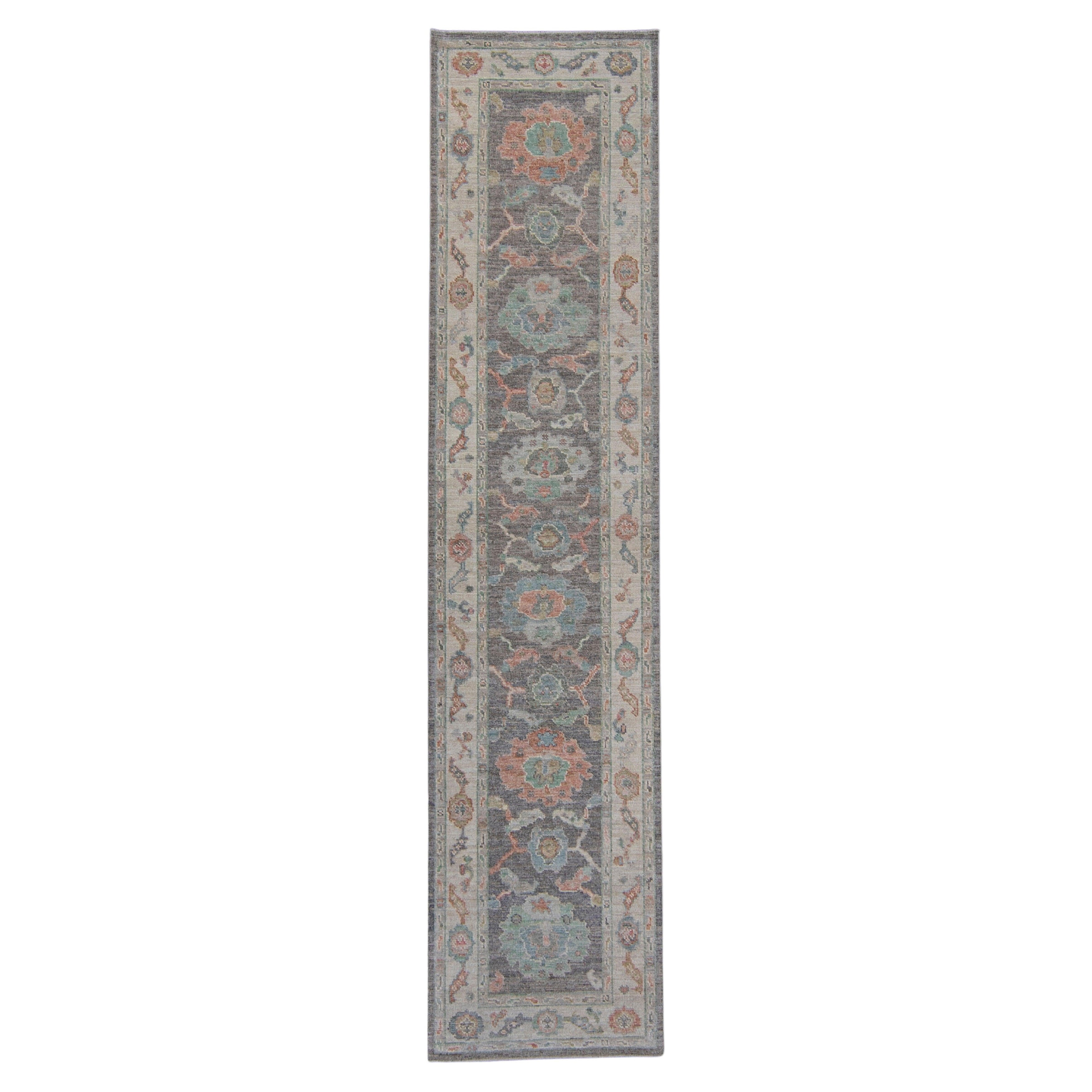 Türkischer Oushak-Läufer 2'10" x 12'4" #16019