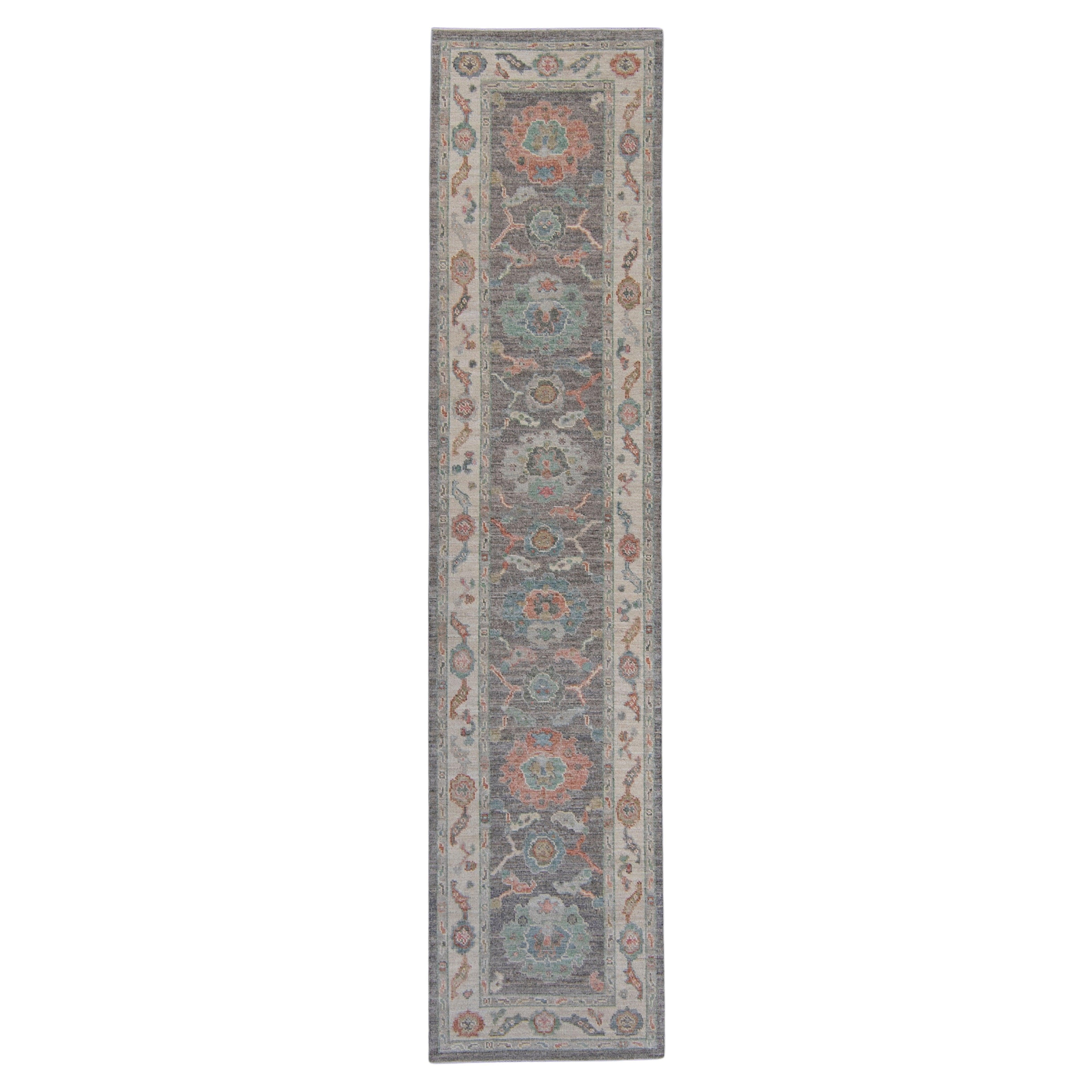 Türkischer Oushak-Läufer 2'10" x 12'4" #16008
