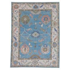 Türkischer Oushak-Teppich 9'4" x 12'7" #16861